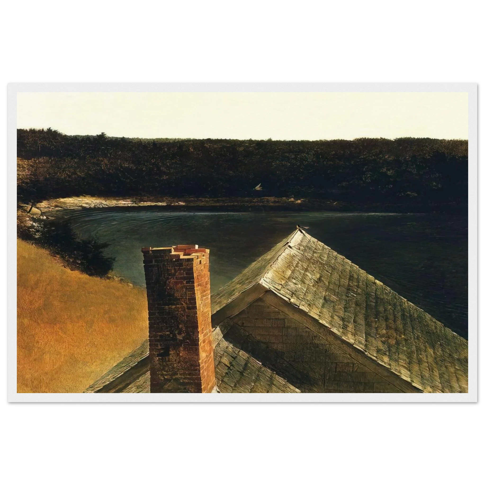 END OF OLSONS Framed Poster | Andrew Wyeth Framed Prints Wall Art | Andrew Wyeth Prints