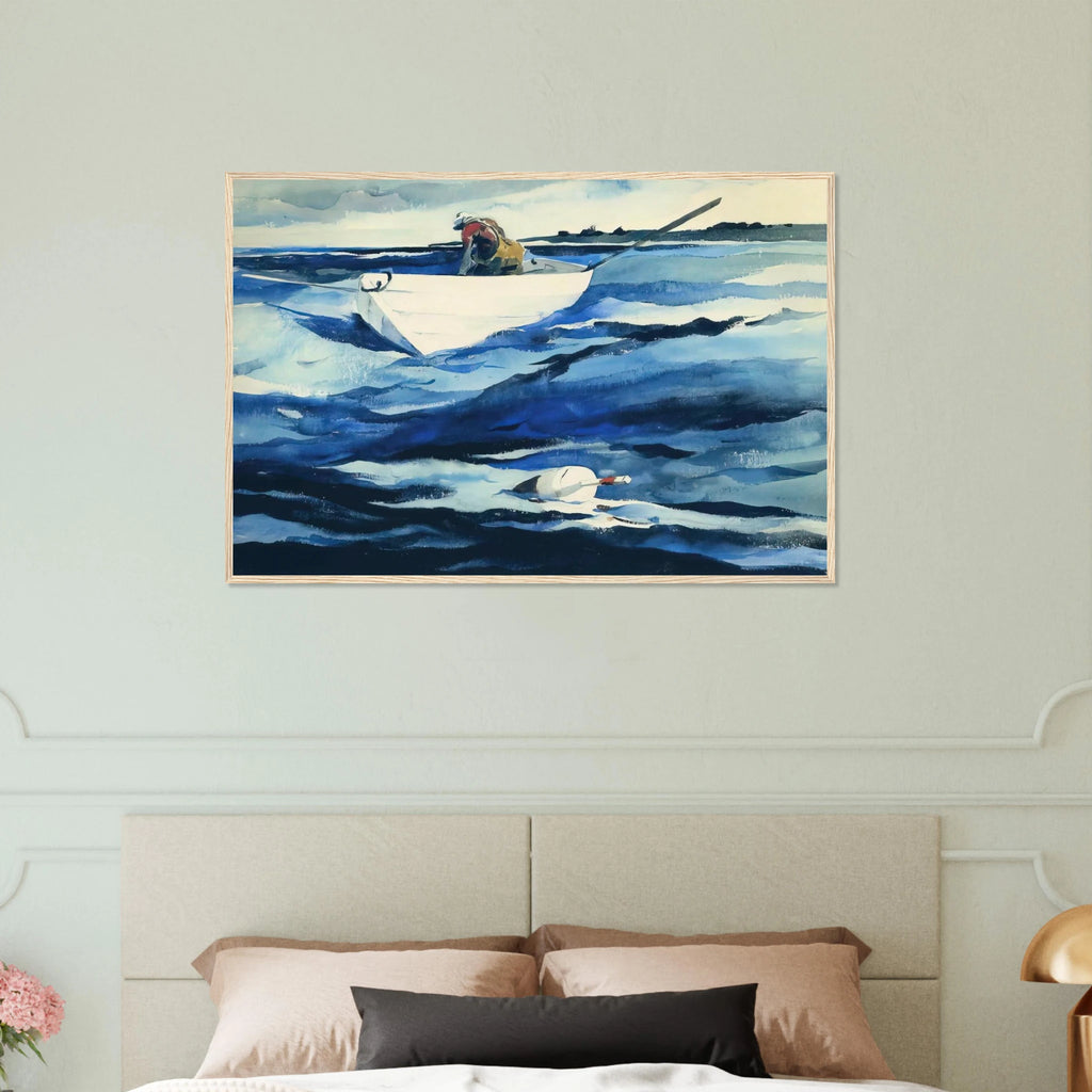 THE LOBSTERMAN Framed Poster | Andrew Wyeth Framed Prints Wall Art | Andrew Wyeth Prints