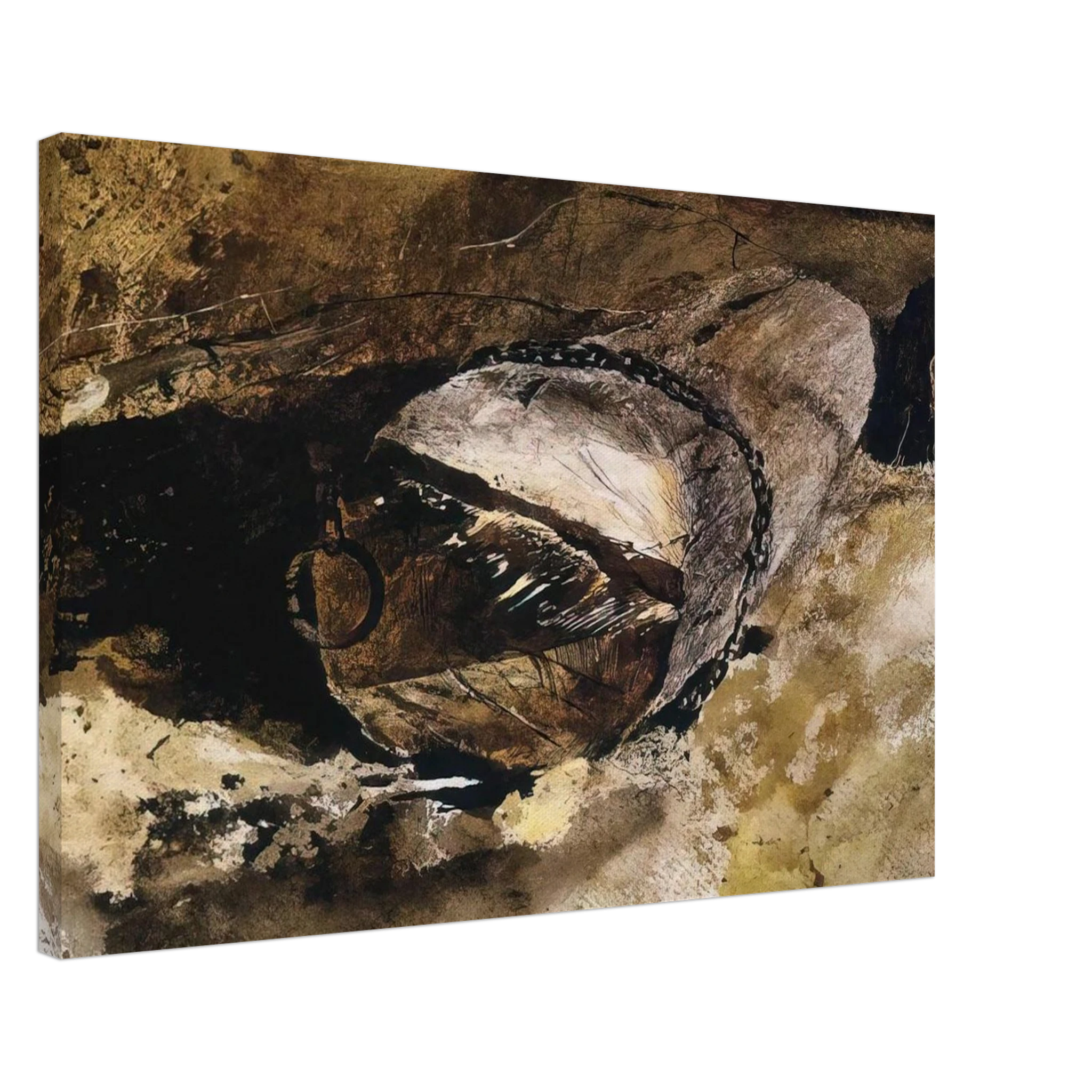 LOG CHAIN Canvas | Andrew Wyeth Canvas | Andrew Wyeth Prints