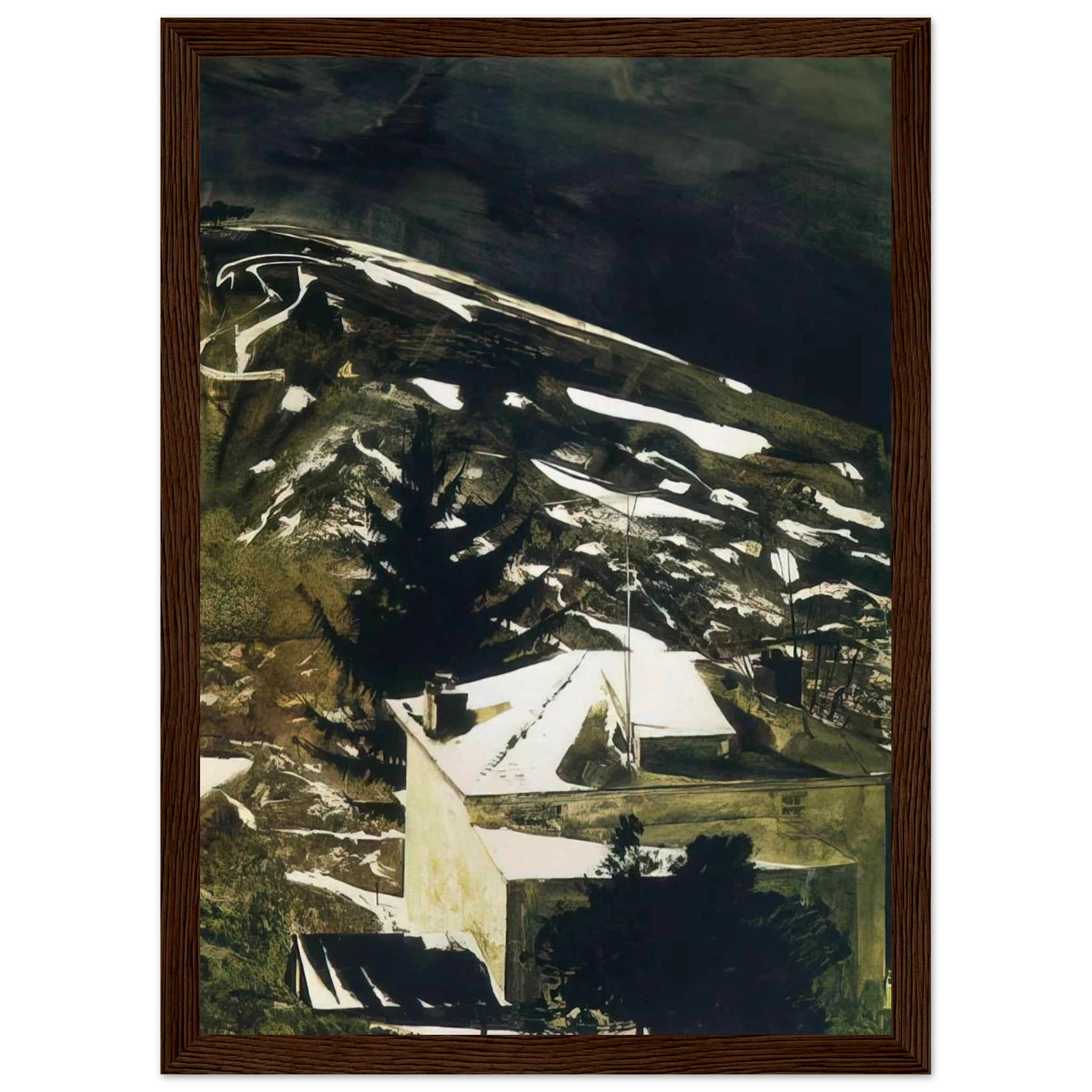 WOLF MOON 1975 Framed Poster | Andrew Wyeth Framed Prints Wall Art | Andrew Wyeth Prints