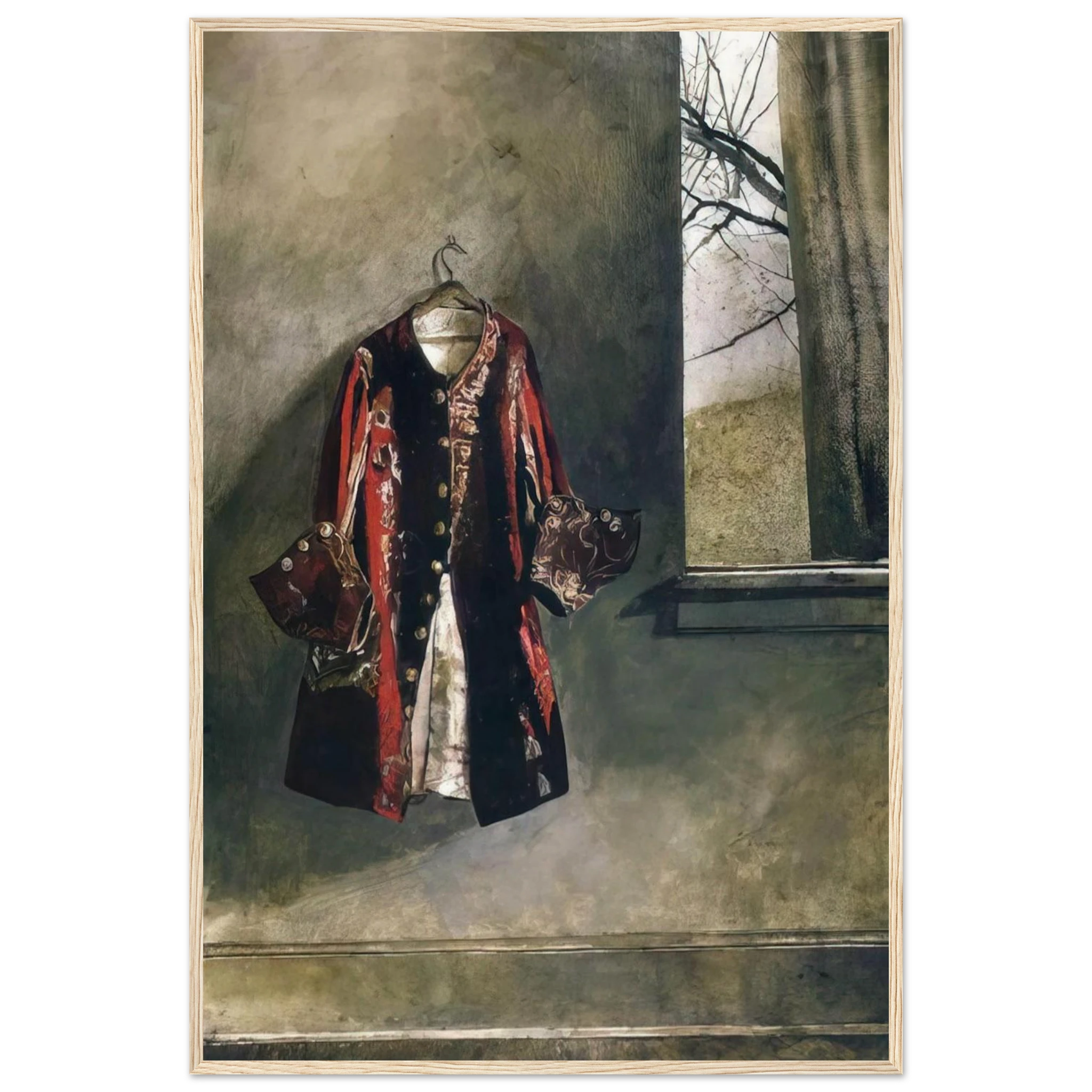 CURTAIN CALL Framed Poster | Andrew Wyeth Framed Prints Wall Art | Andrew Wyeth Prints