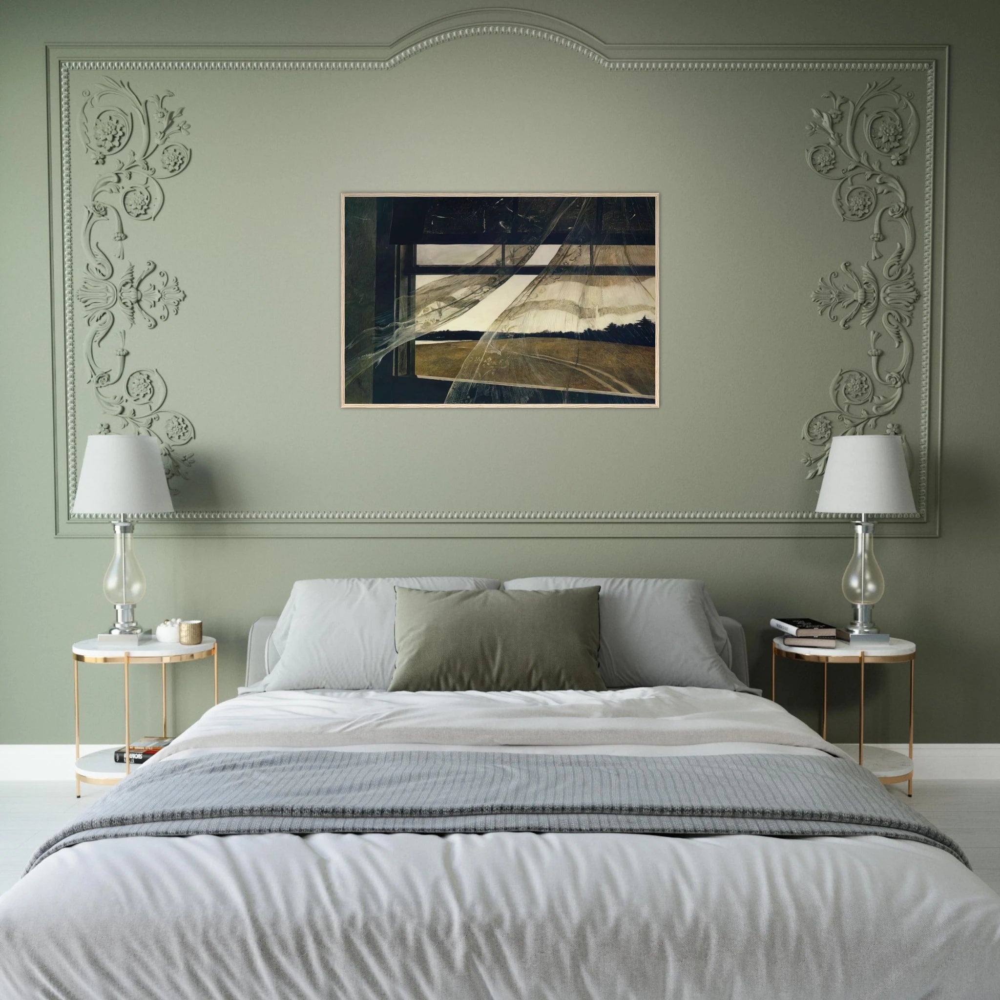 WIND FROM THE SEA 1947 Framed Poster | Andrew Wyeth Framed Prints Wall Art | Andrew Wyeth Prints