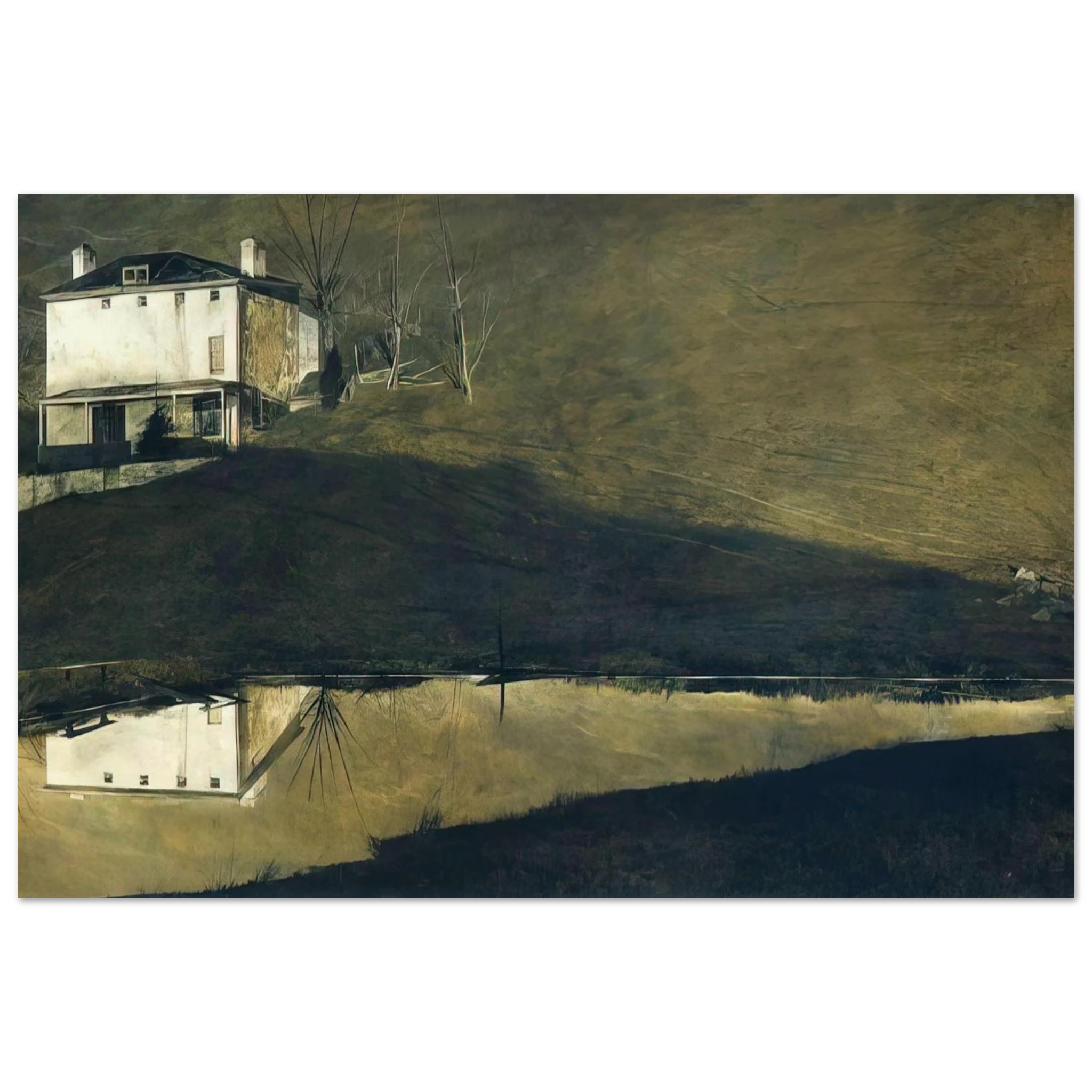 BROWN SWISS Poster | Andrew Wyeth Poster | Andrew Wyeth Prints