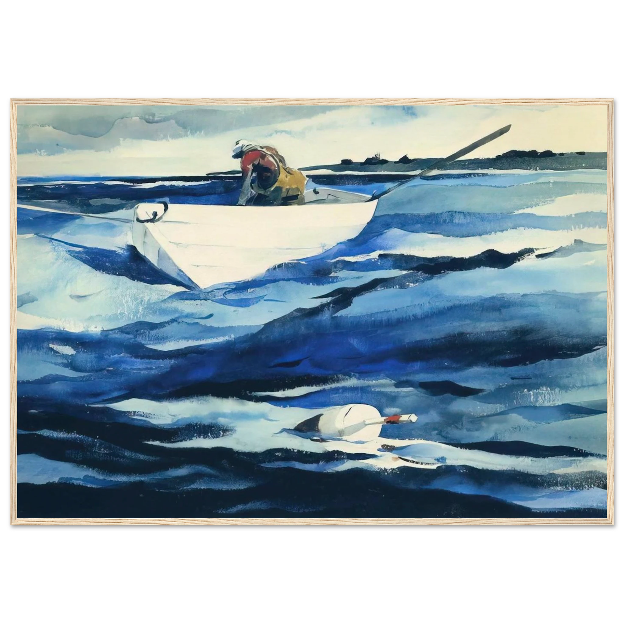 THE LOBSTERMAN Framed Poster | Andrew Wyeth Framed Prints Wall Art | Andrew Wyeth Prints