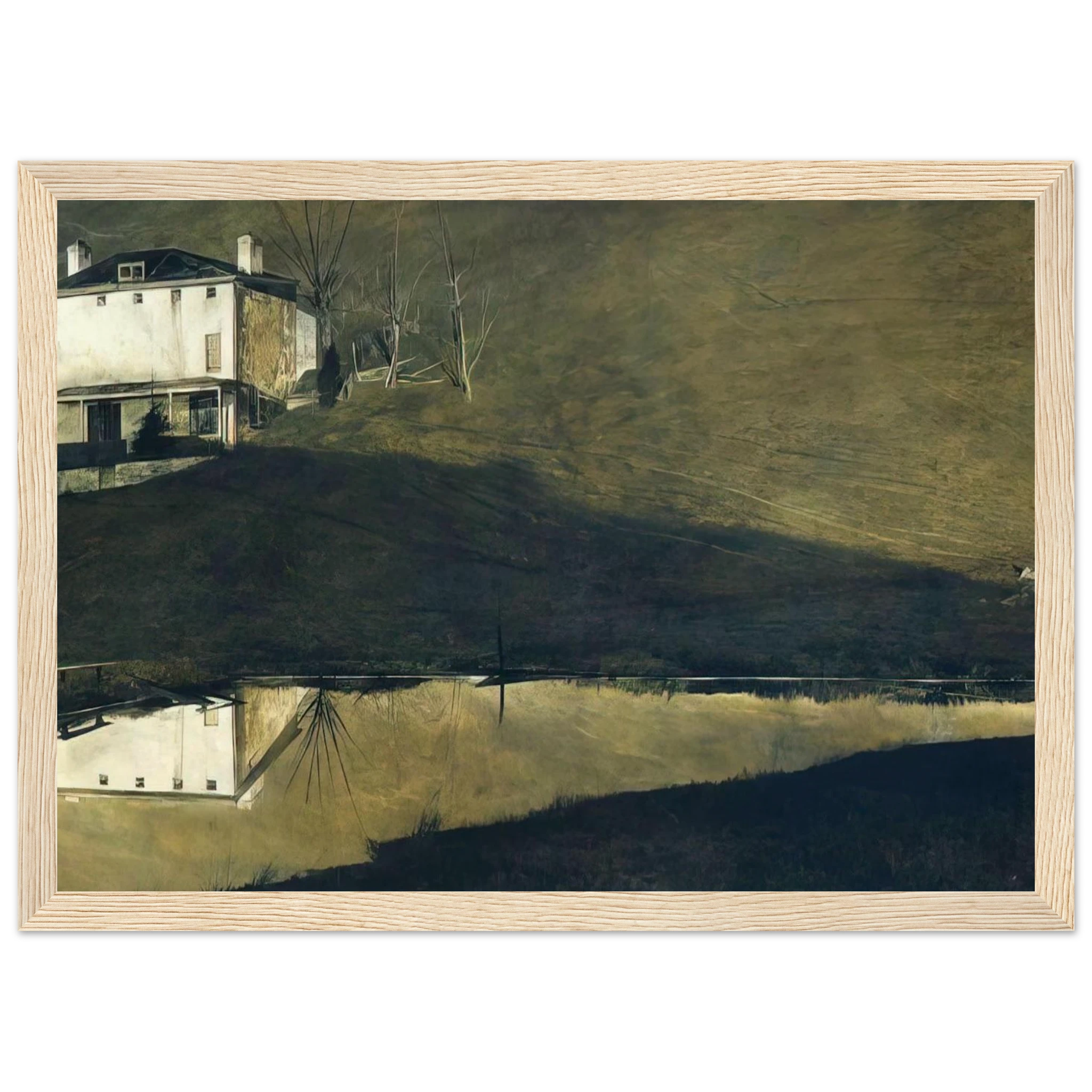 BROWN SWISS Framed Poster | Andrew Wyeth Framed Prints Wall Art | Andrew Wyeth Prints