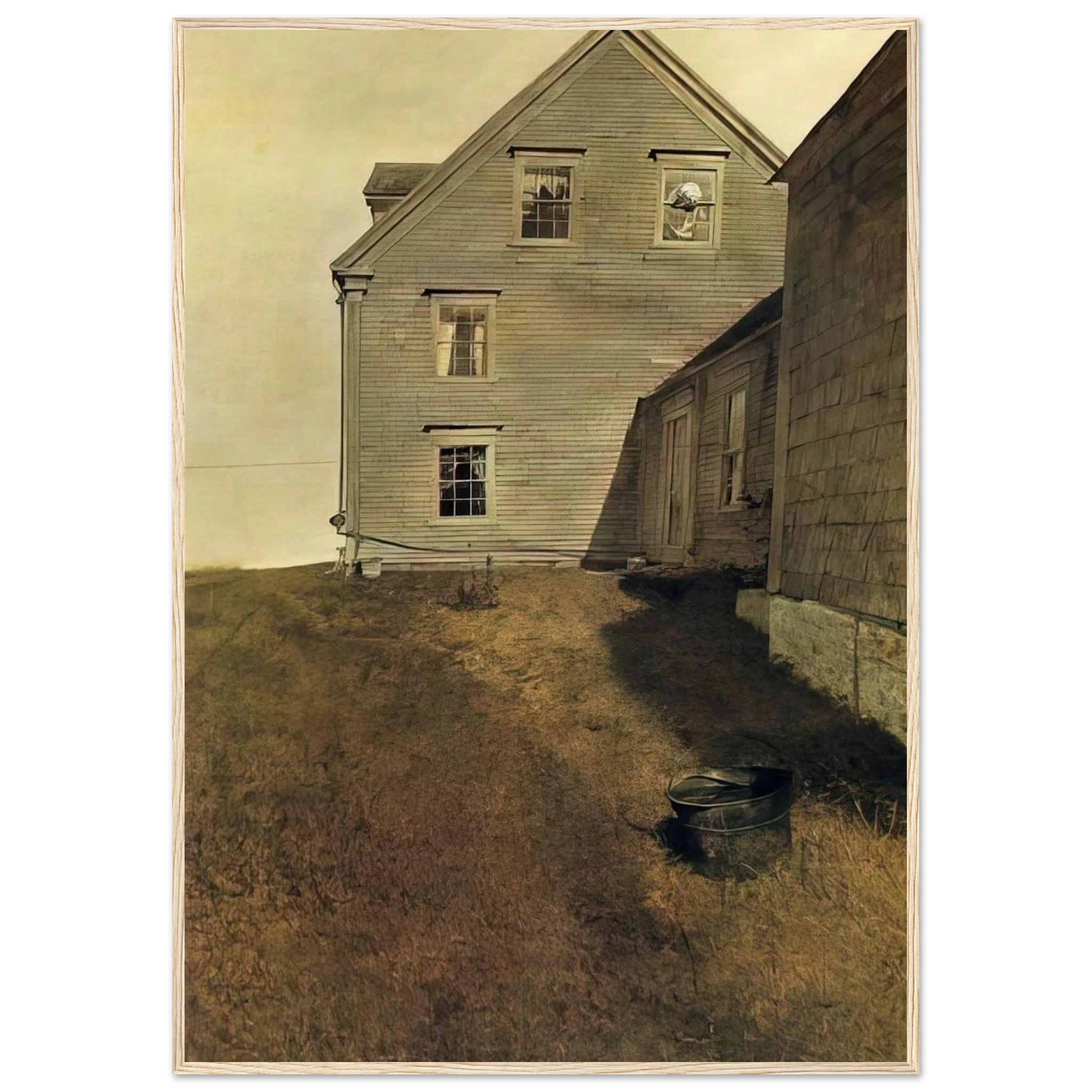 WEATHERSIDE Framed Poster | Andrew Wyeth Framed Prints Wall Art | Andrew Wyeth Prints