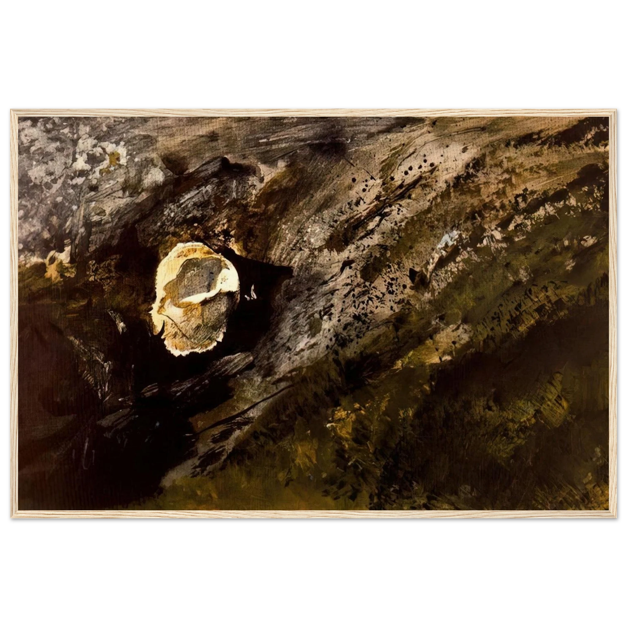 INLAND SHELL Framed Poster | Andrew Wyeth Framed Prints Wall Art | Andrew Wyeth Prints
