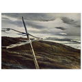 DODGES RIDGE 1947 Poster | Andrew Wyeth Poster | Andrew Wyeth Prints
