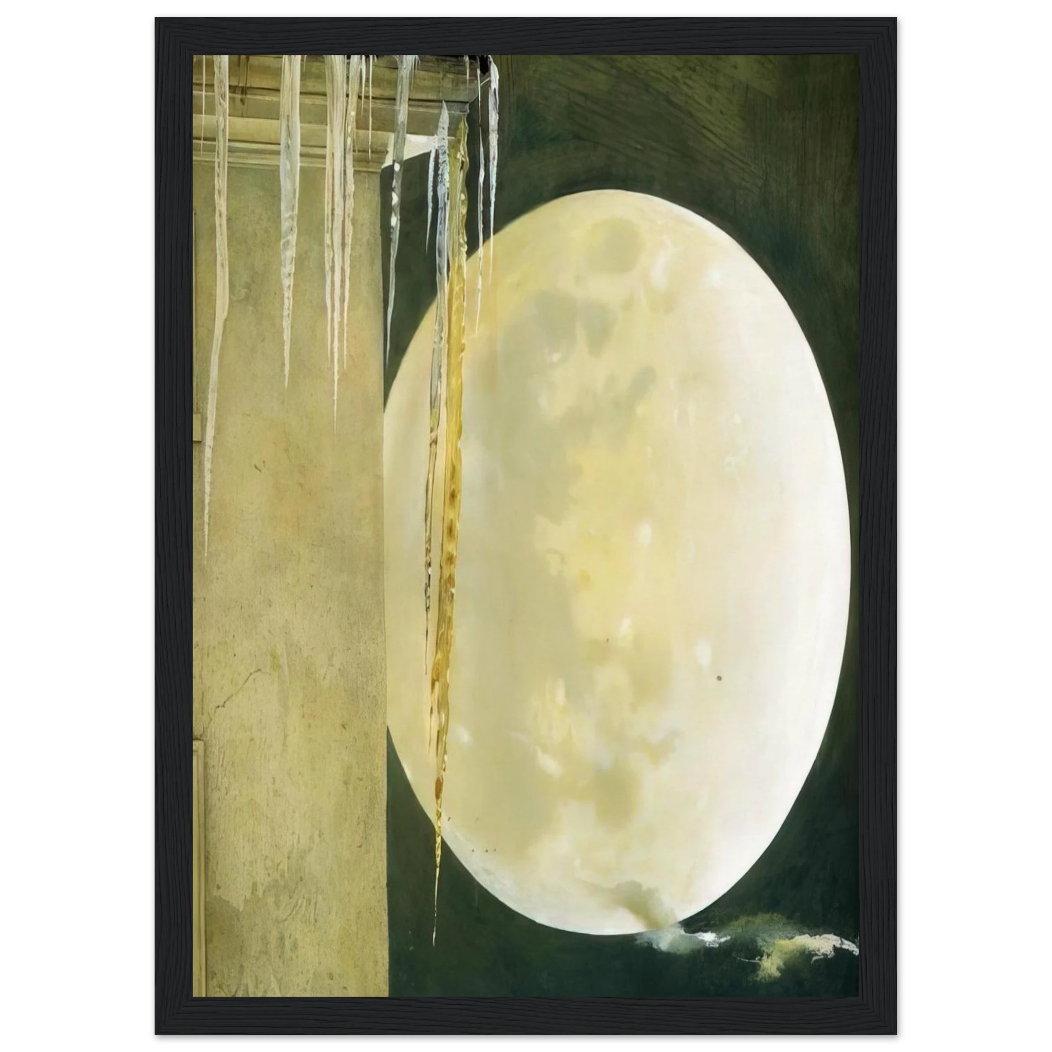 MOON MADNESS Framed Poster | Andrew Wyeth Framed Prints Wall Art | Andrew Wyeth Prints