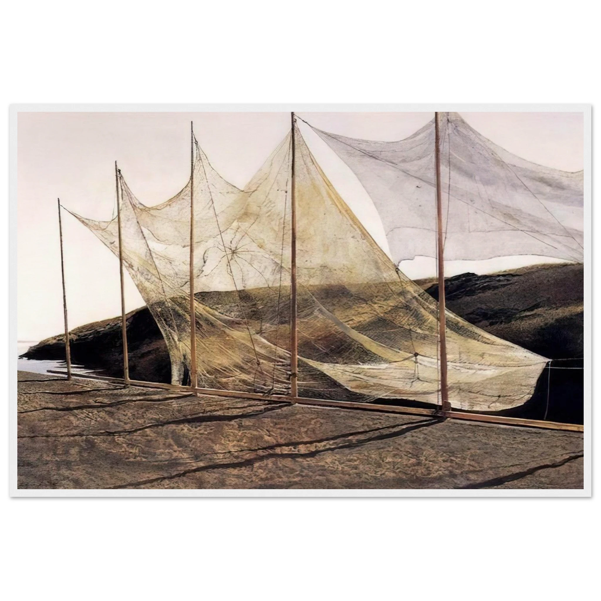 PENTECOST 1989 Framed Poster | Andrew Wyeth Framed Prints Wall Art | Andrew Wyeth Prints