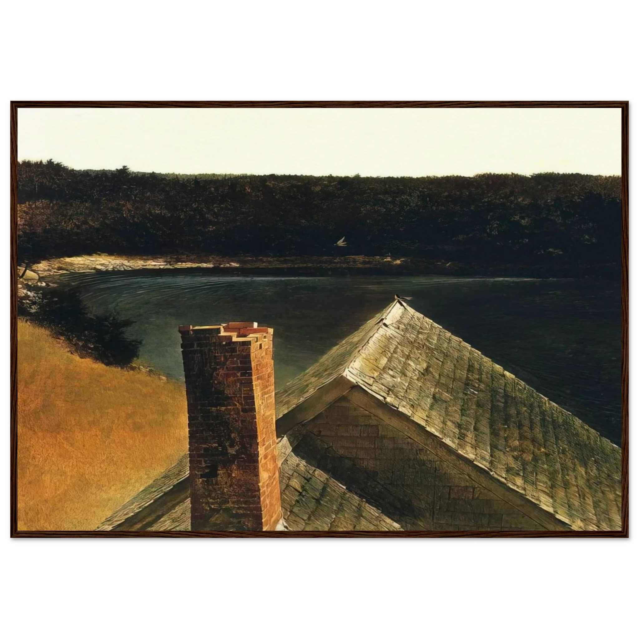 END OF OLSONS Framed Poster | Andrew Wyeth Framed Prints Wall Art | Andrew Wyeth Prints