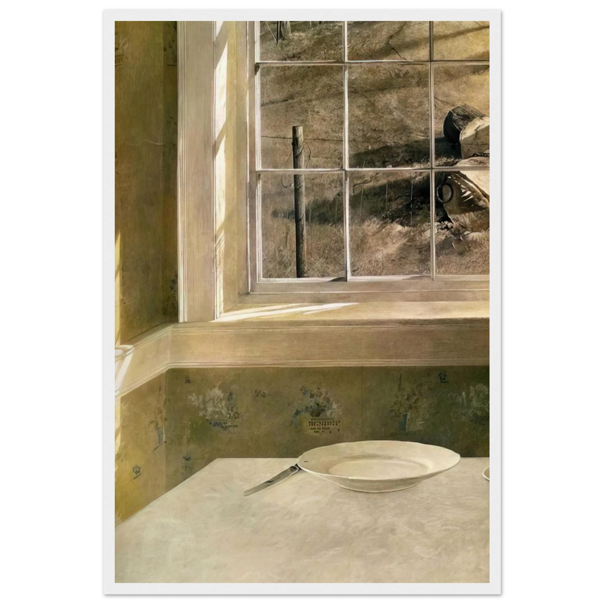 GROUNDHOG DAY Framed Poster | Andrew Wyeth Framed Prints Wall Art | Andrew Wyeth Prints