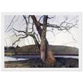 DIL HUEY FARM Framed Poster | Andrew Wyeth Framed Prints Wall Art | Andrew Wyeth Prints