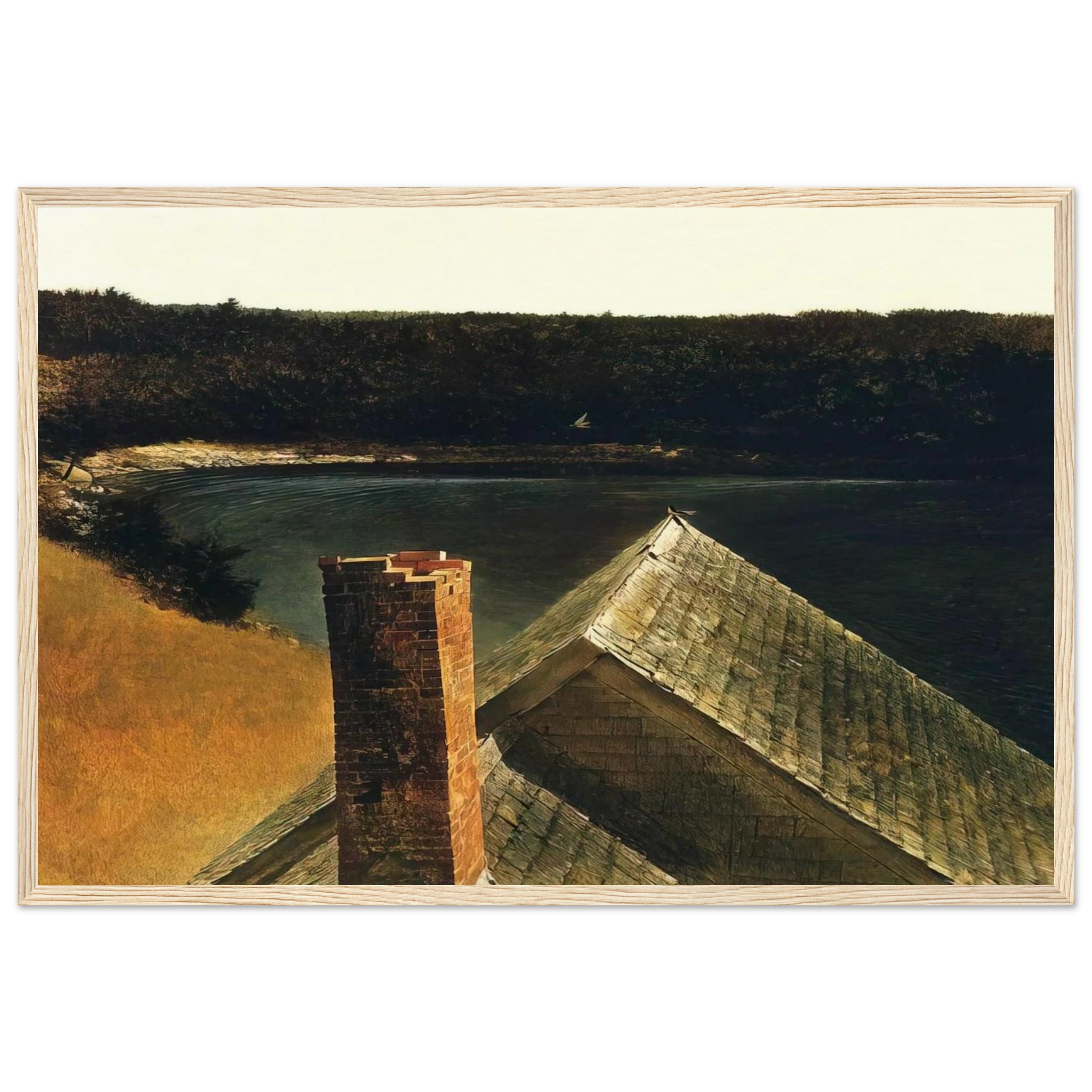 END OF OLSONS Framed Poster | Andrew Wyeth Framed Prints Wall Art | Andrew Wyeth Prints