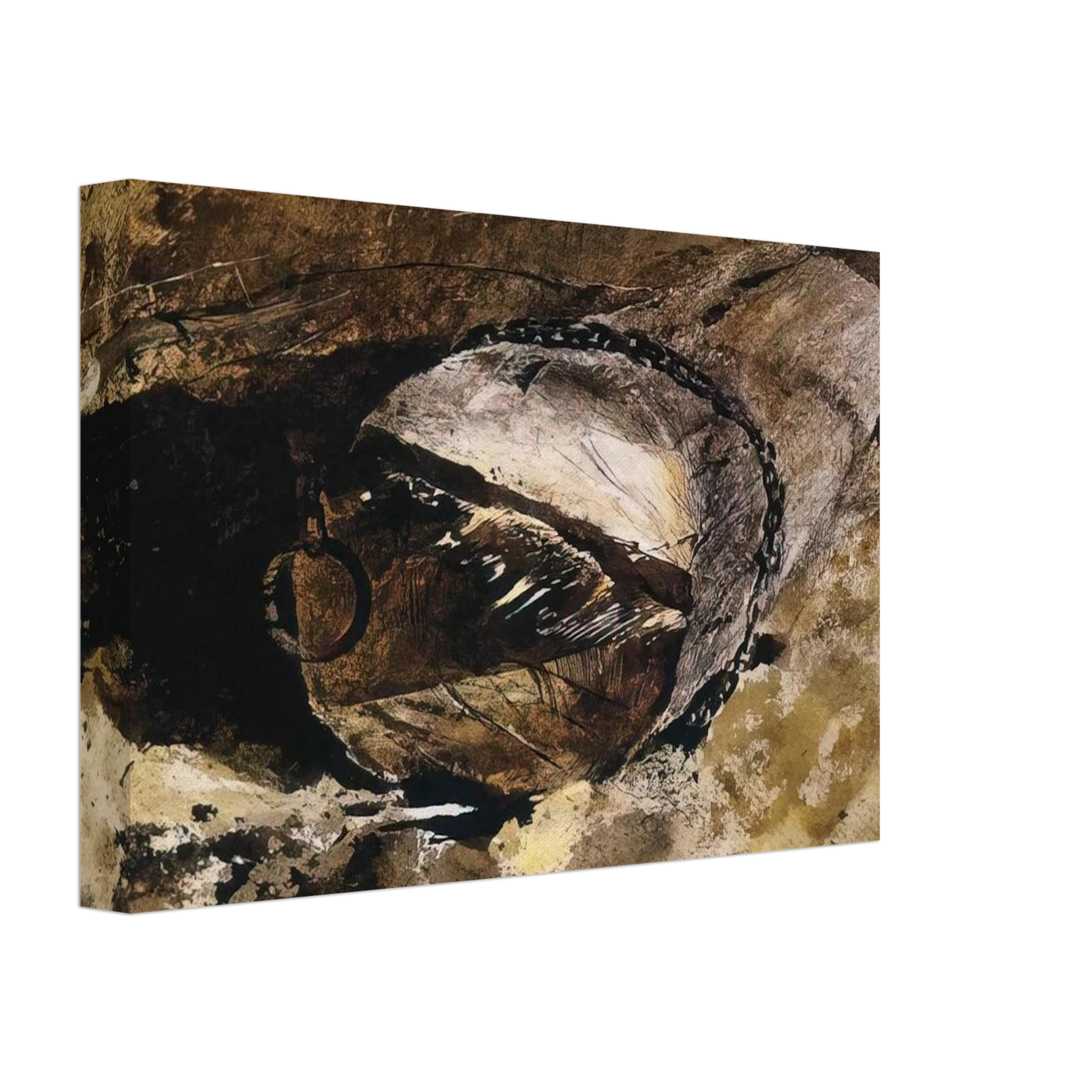 LOG CHAIN Canvas | Andrew Wyeth Canvas | Andrew Wyeth Prints