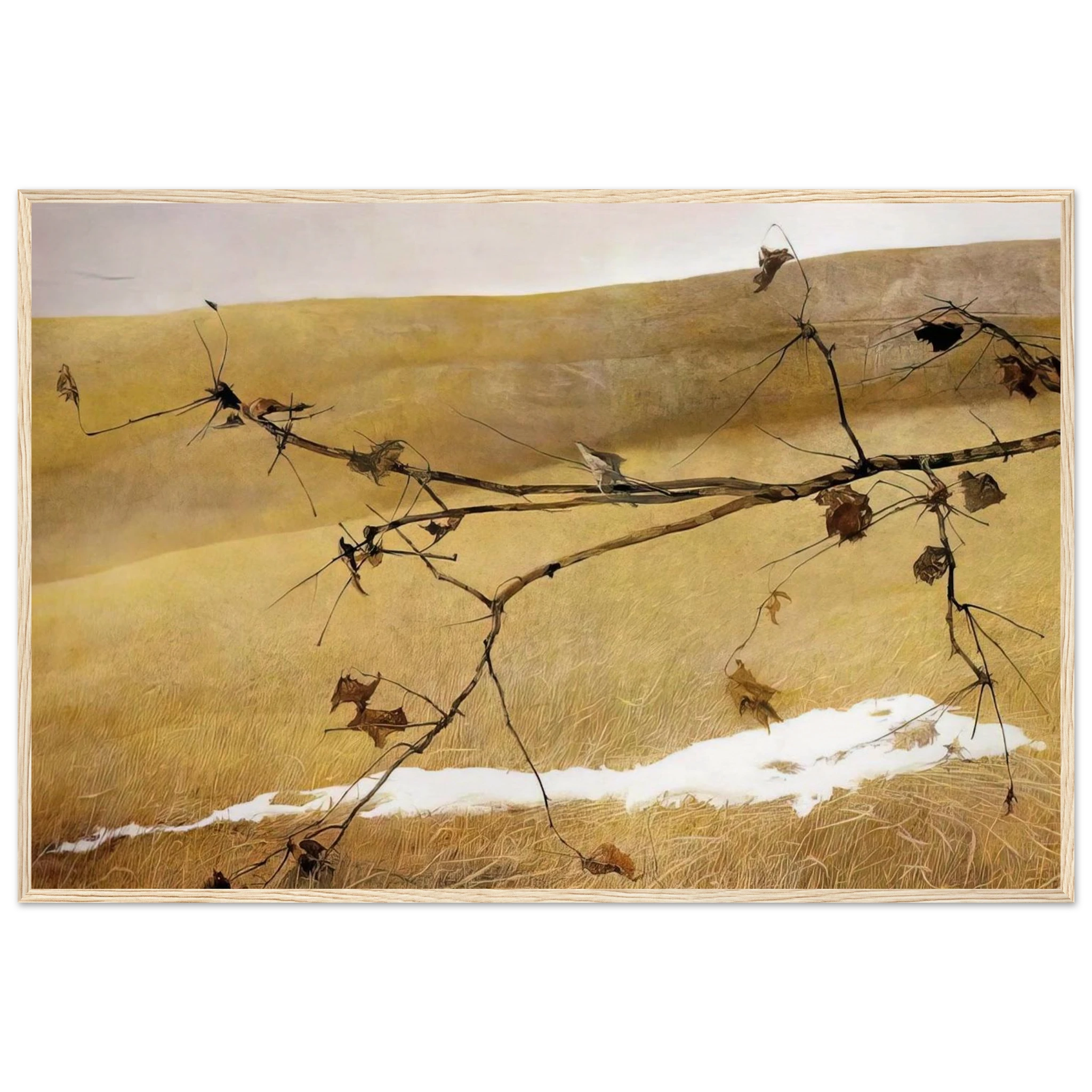LONG LIMB Framed Poster | Andrew Wyeth Framed Prints Wall Art | Andrew Wyeth Prints