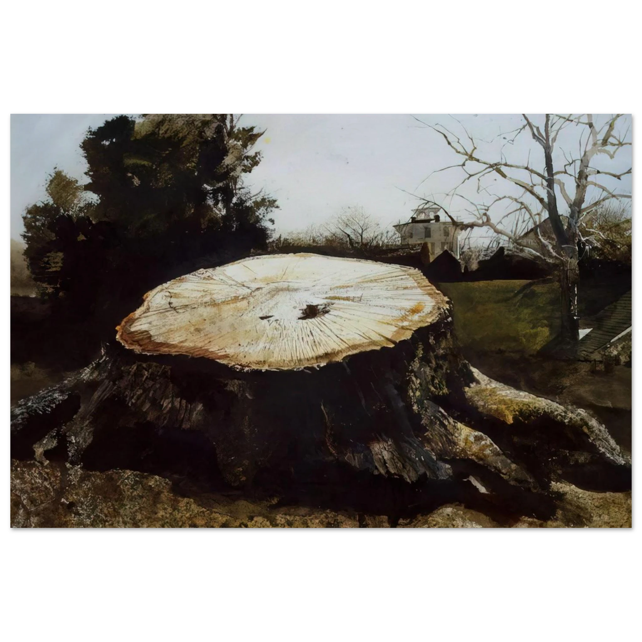 THE BIG OAK Poster | Andrew Wyeth Poster | Andrew Wyeth Prints