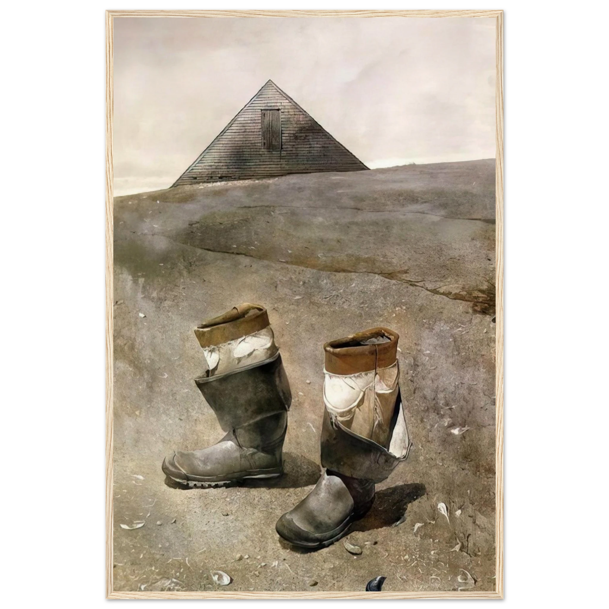 SEA BOOTS Framed Poster | Andrew Wyeth Framed Prints Wall Art | Andrew Wyeth Prints