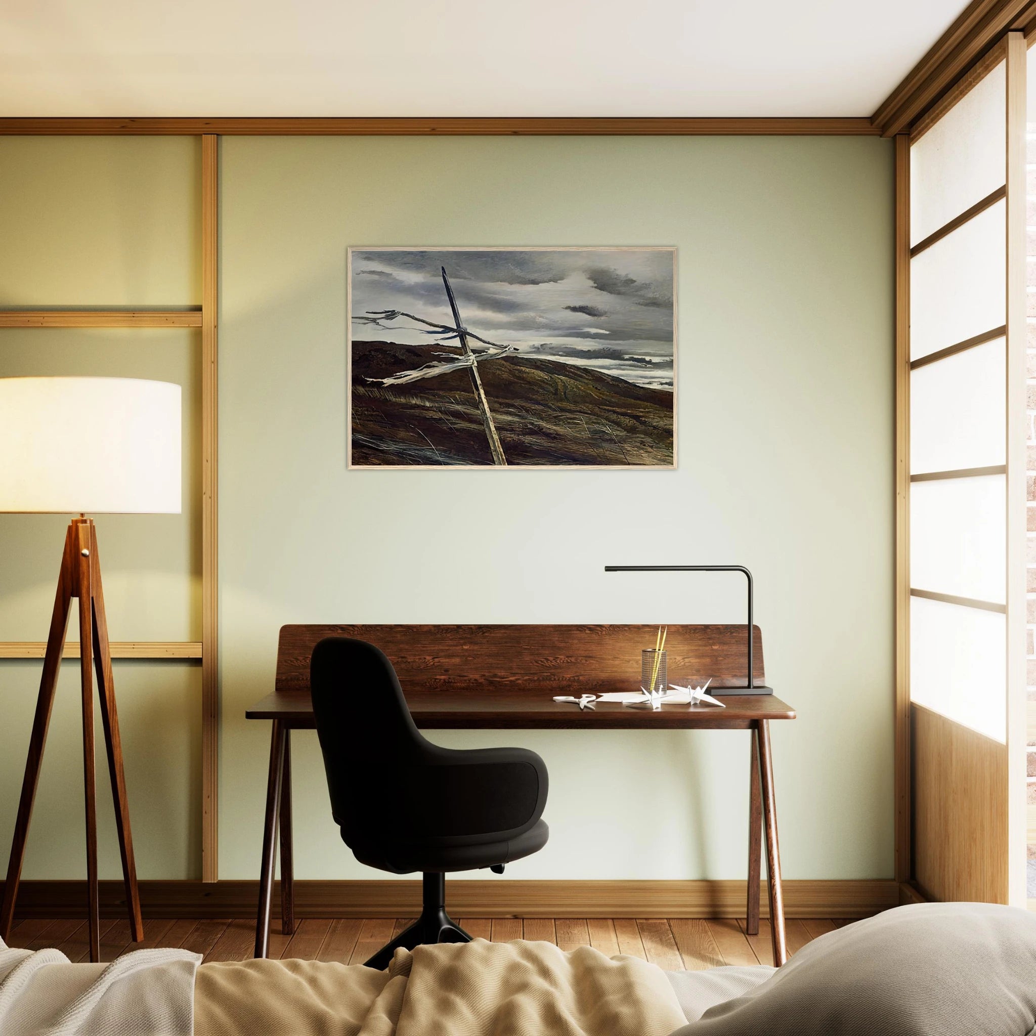 DODGES RIDGE 1947 Framed Poster | Andrew Wyeth Framed Prints Wall Art | Andrew Wyeth Prints