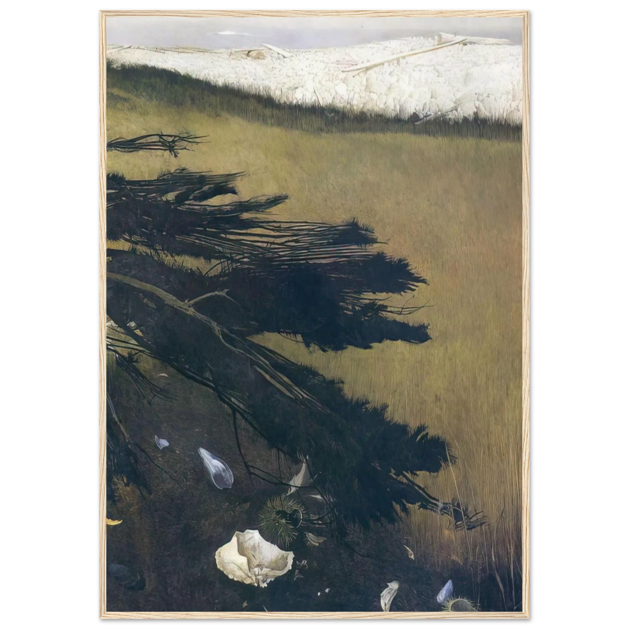 NOT DETECTED 47 Framed Poster | Andrew Wyeth Framed Prints Wall Art | Andrew Wyeth Prints