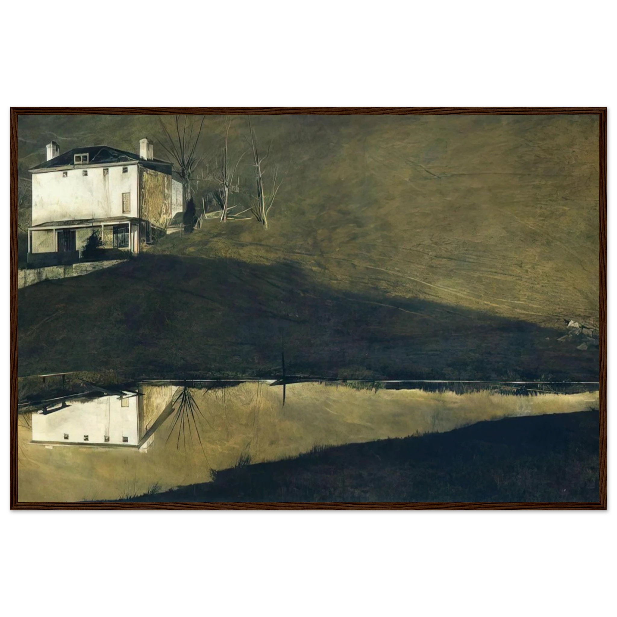 BROWN SWISS Framed Poster | Andrew Wyeth Framed Prints Wall Art | Andrew Wyeth Prints