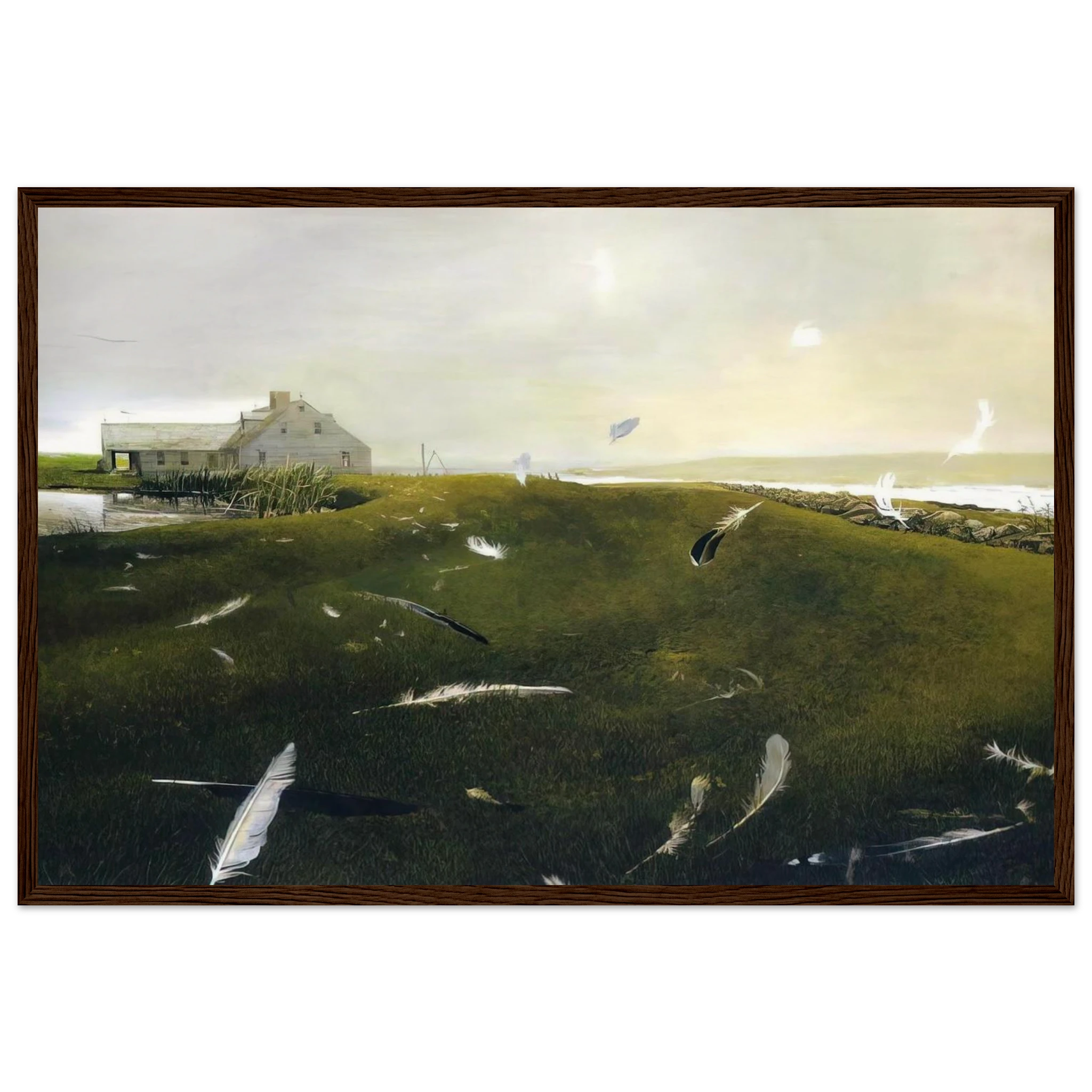 AIRBORNE Framed Poster | Andrew Wyeth Framed Prints Wall Art | Andrew Wyeth Prints