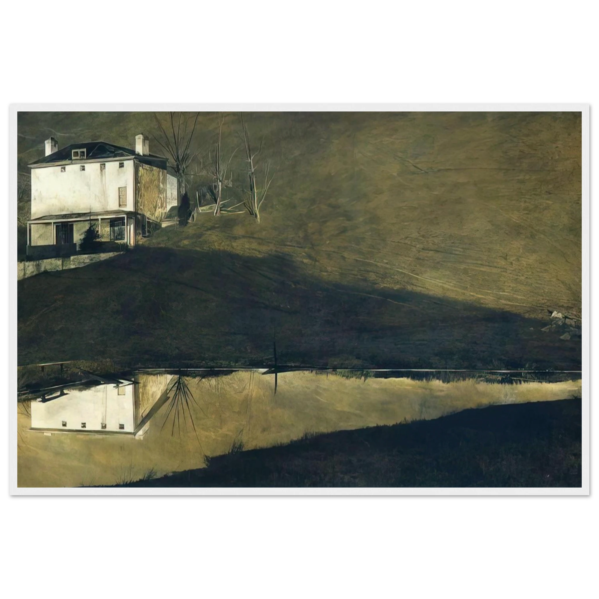 BROWN SWISS Framed Poster | Andrew Wyeth Framed Prints Wall Art | Andrew Wyeth Prints