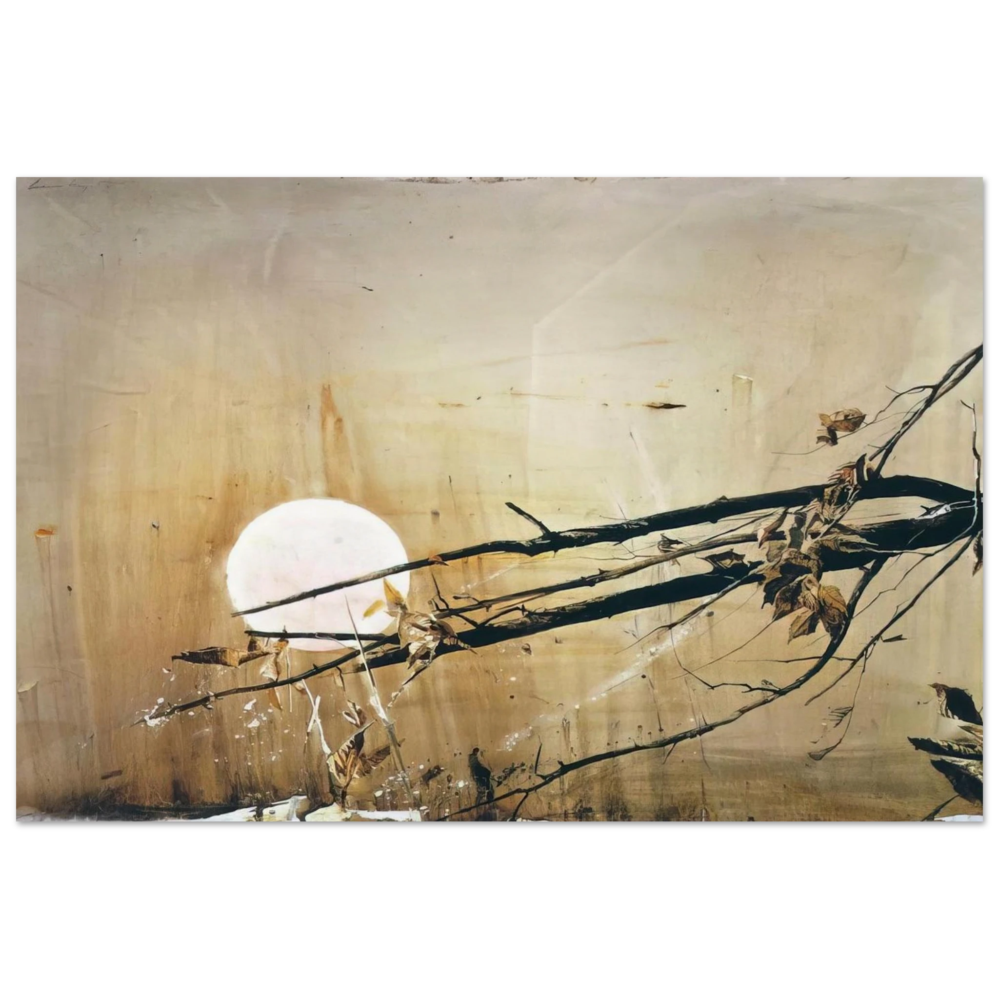 FULL MOON 1980 Poster | Andrew Wyeth Poster | Andrew Wyeth Prints