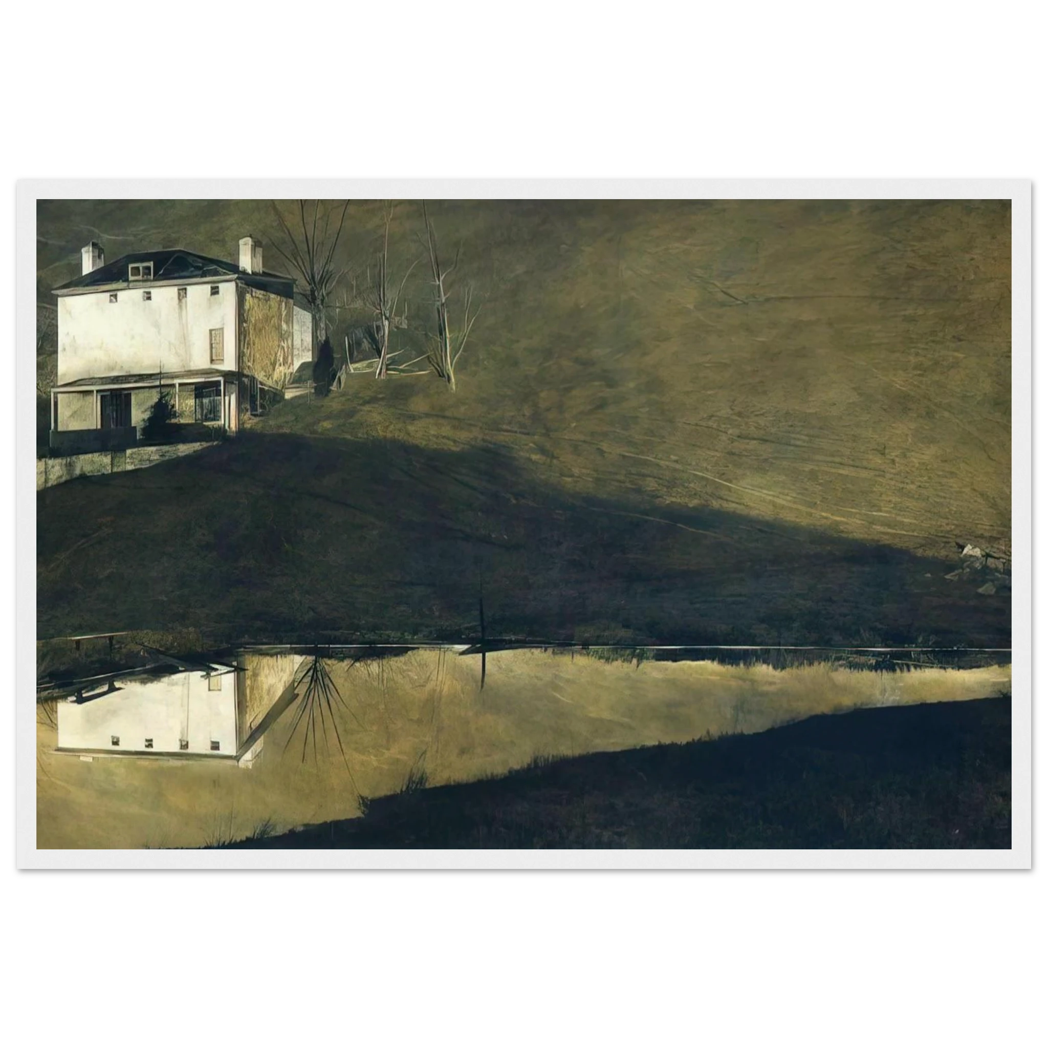 BROWN SWISS Framed Poster | Andrew Wyeth Framed Prints Wall Art | Andrew Wyeth Prints