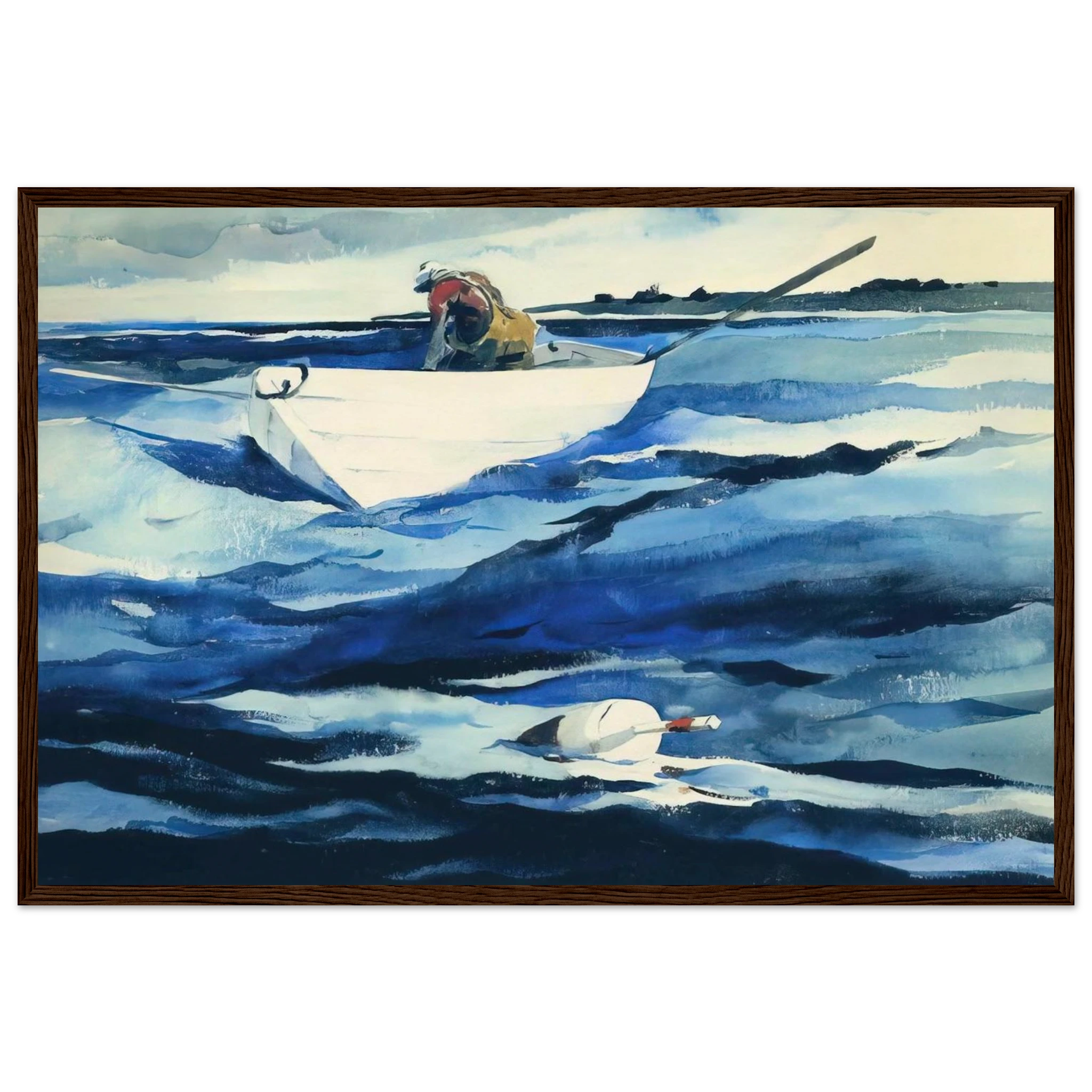 THE LOBSTERMAN Framed Poster | Andrew Wyeth Framed Prints Wall Art | Andrew Wyeth Prints