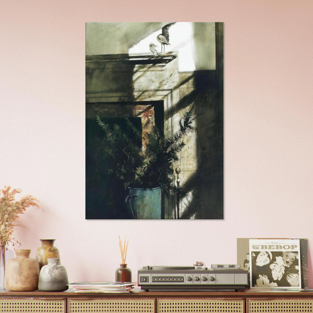 BIRD IN THE HOUSE Canvas | Andrew Wyeth Canvas | Andrew Wyeth Prints