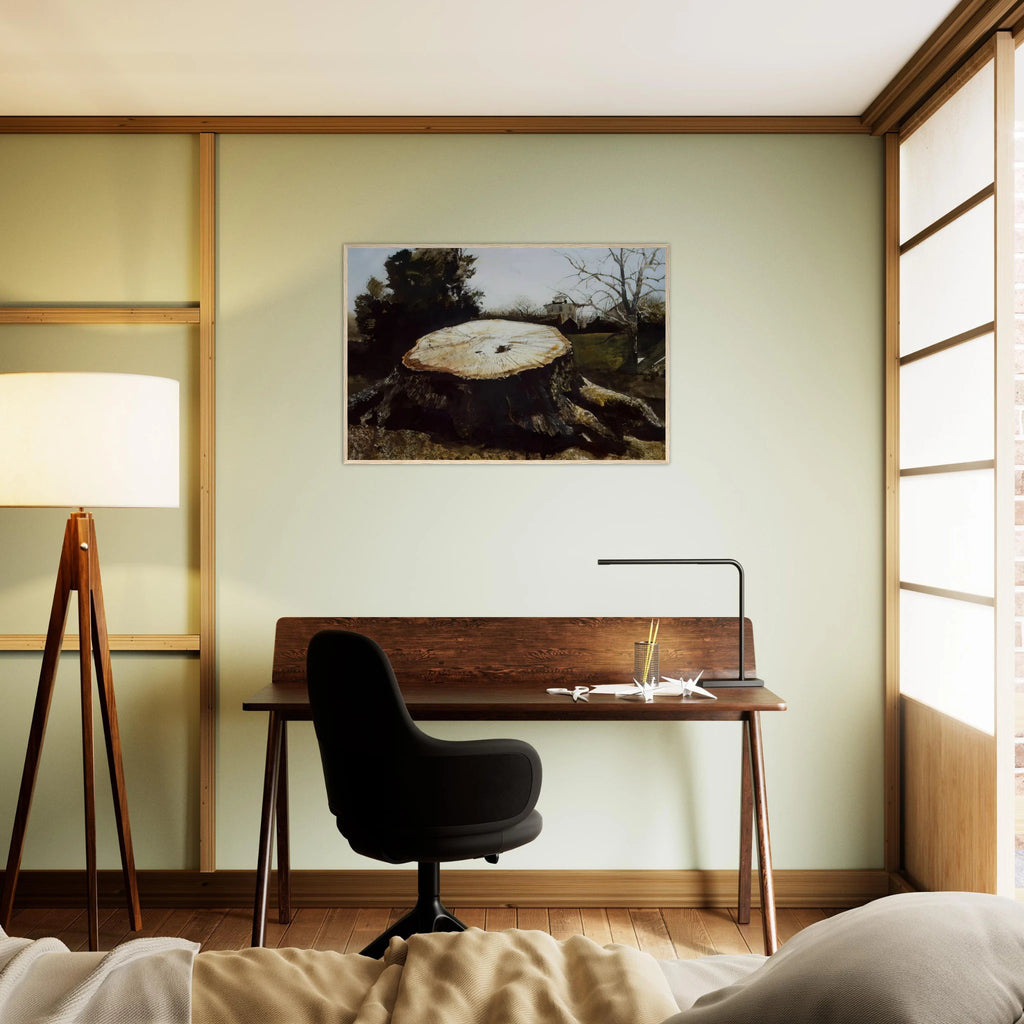 THE BIG OAK Framed Poster | Andrew Wyeth Framed Prints Wall Art | Andrew Wyeth Prints