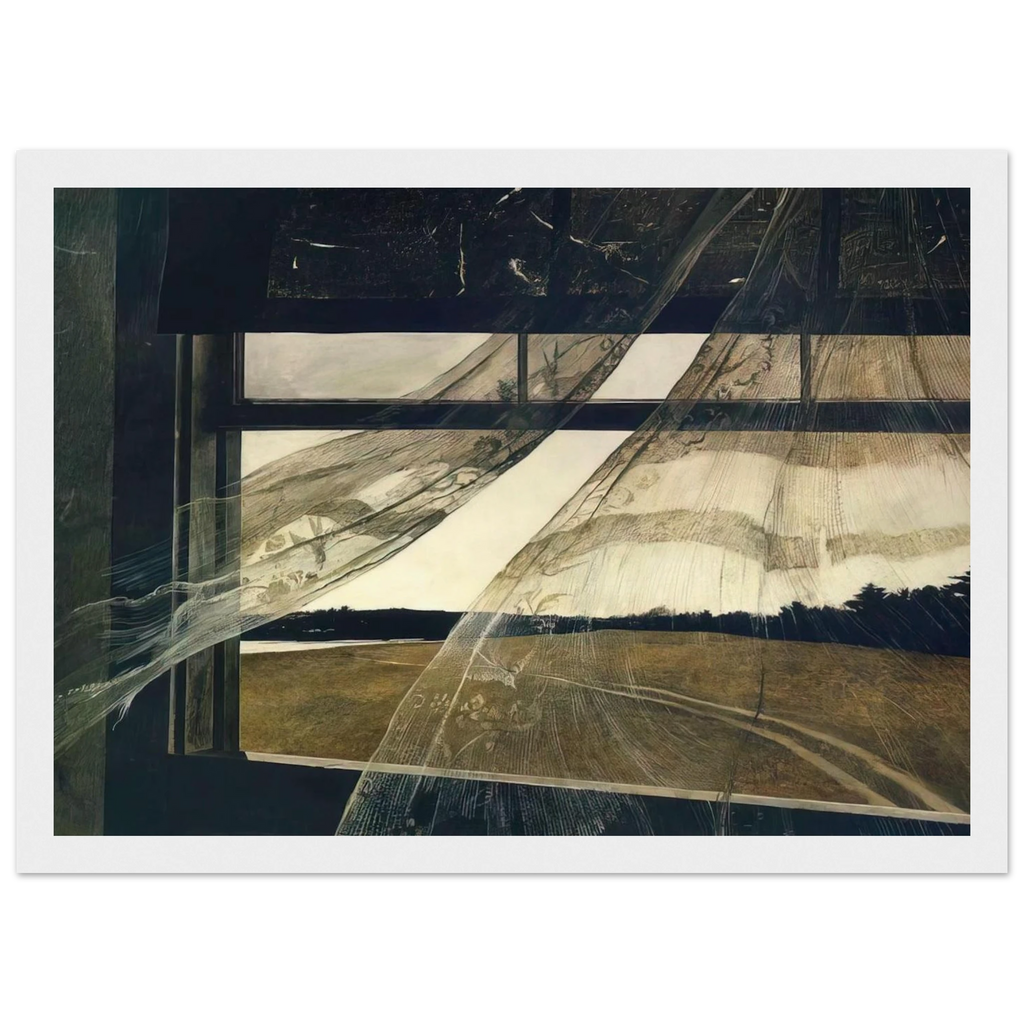 WIND FROM THE SEA 1947 Framed Poster | Andrew Wyeth Framed Prints Wall Art | Andrew Wyeth Prints