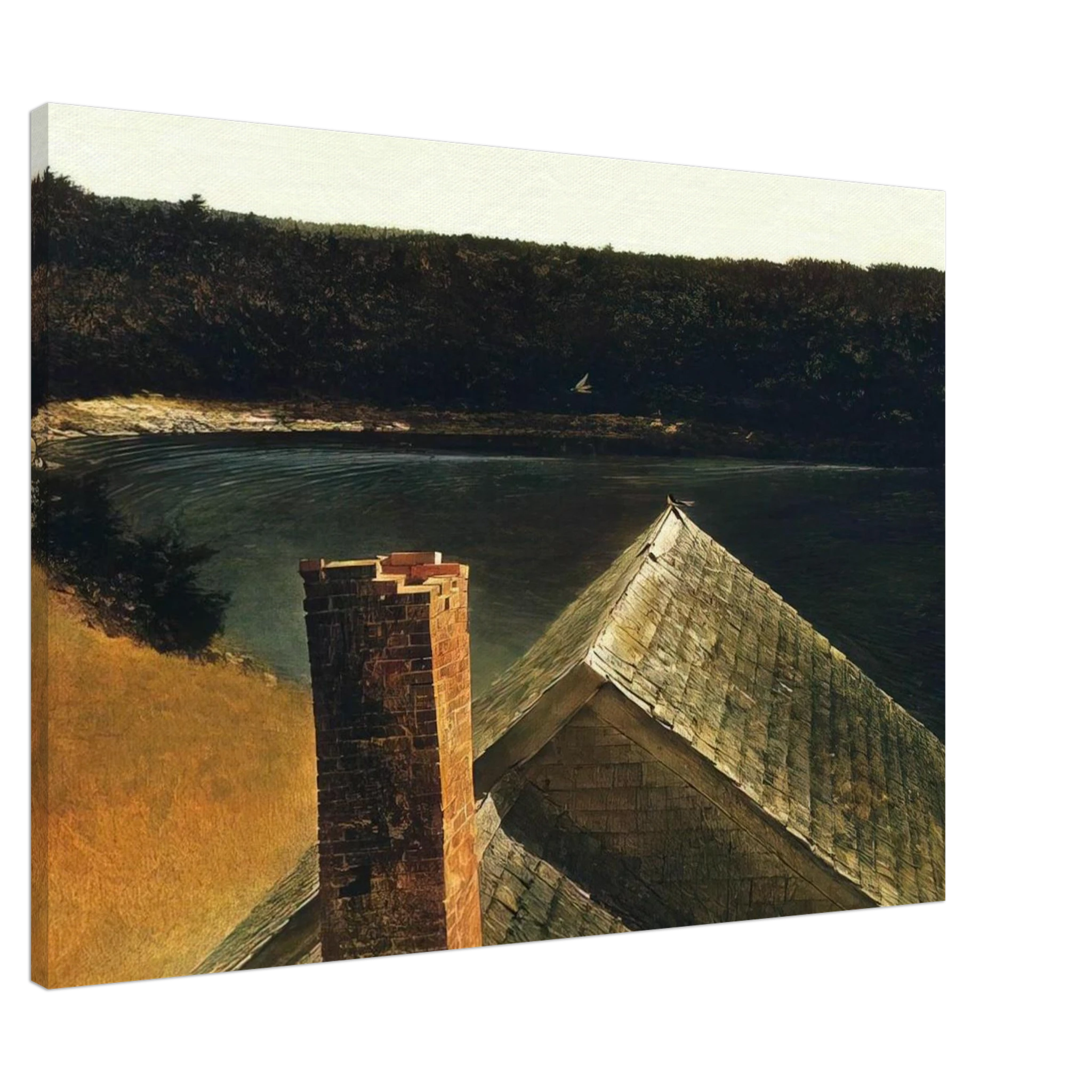 END OF OLSONS Canvas | Andrew Wyeth Canvas | Andrew Wyeth Prints