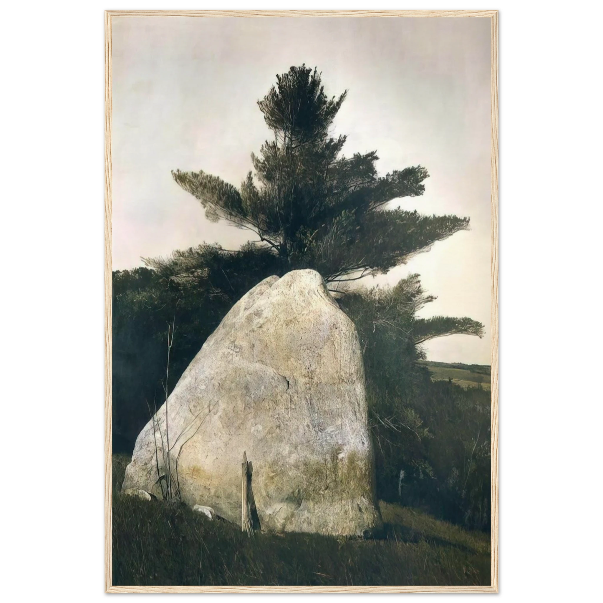 PENNSYLVANIA LANDSCAPE Framed Poster | Andrew Wyeth Framed Prints Wall Art | Andrew Wyeth Prints