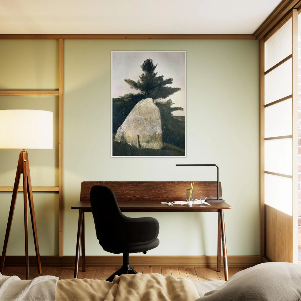 PENNSYLVANIA LANDSCAPE Framed Poster | Andrew Wyeth Framed Prints Wall Art | Andrew Wyeth Prints
