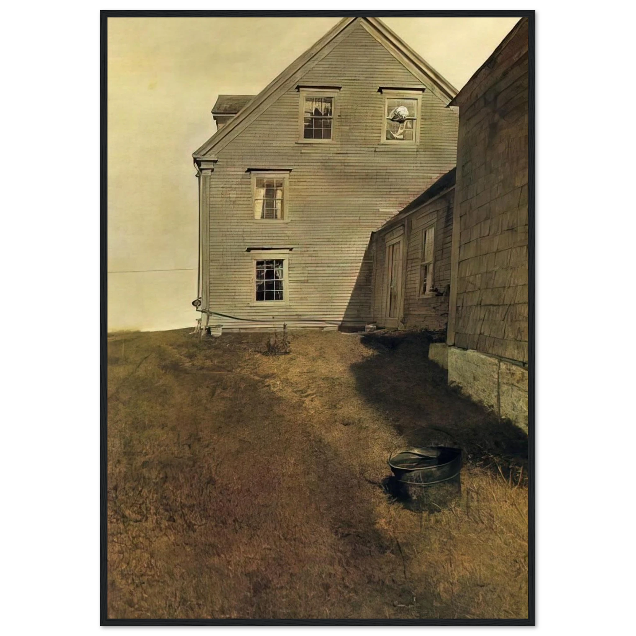 WEATHERSIDE Framed Poster | Andrew Wyeth Framed Prints Wall Art | Andrew Wyeth Prints