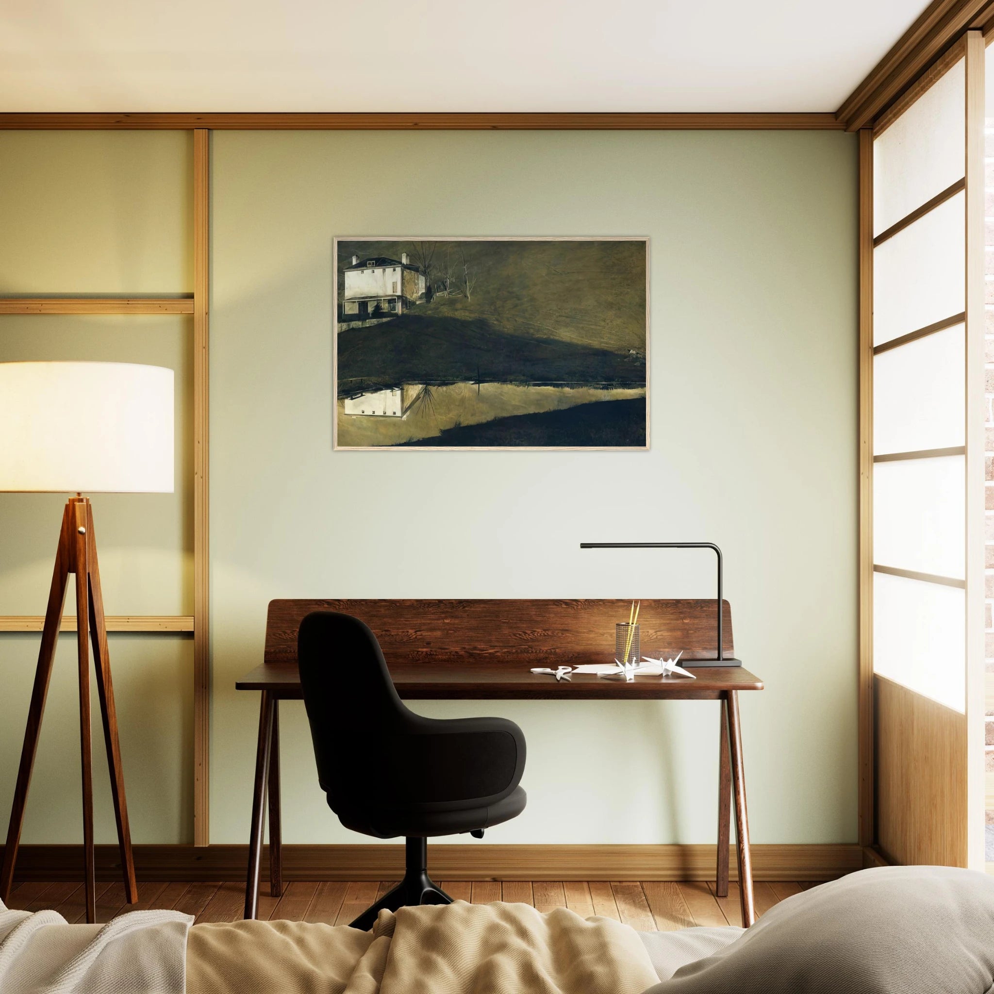 BROWN SWISS Framed Poster | Andrew Wyeth Framed Prints Wall Art | Andrew Wyeth Prints