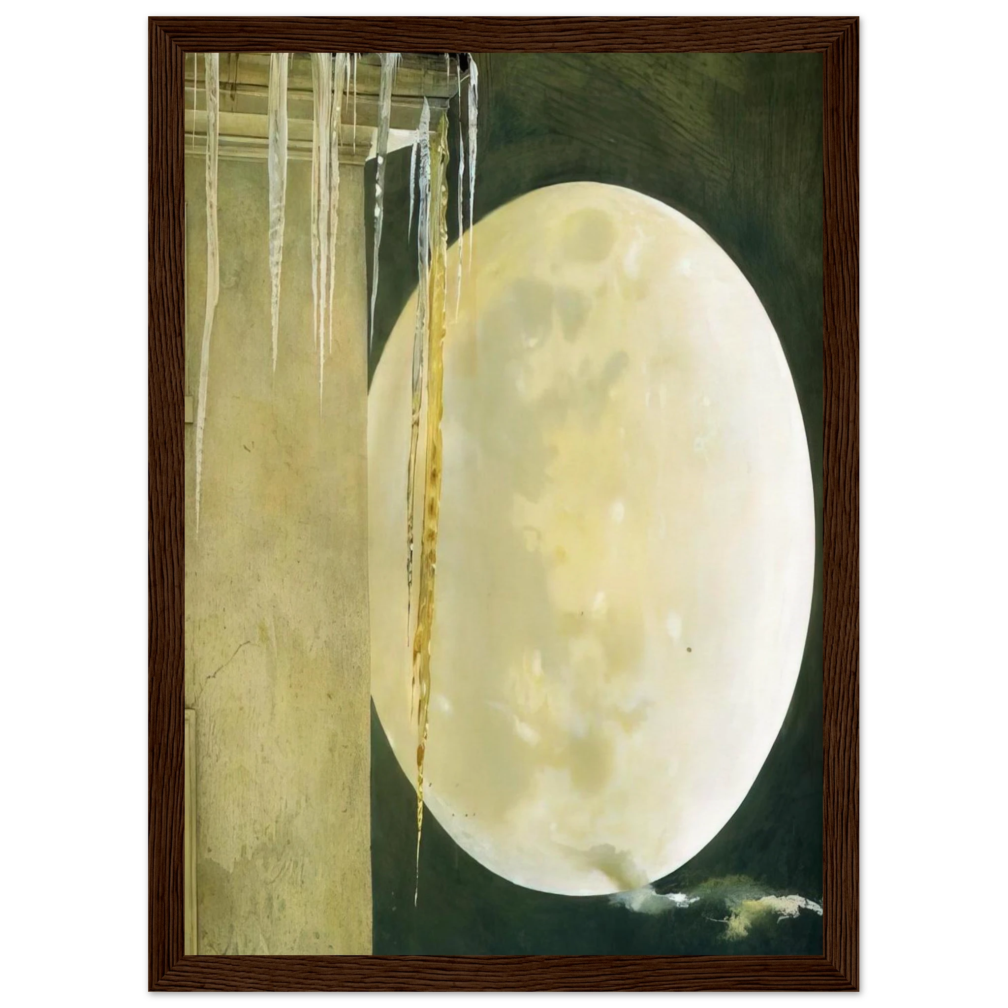 MOON MADNESS Framed Poster | Andrew Wyeth Framed Prints Wall Art | Andrew Wyeth Prints