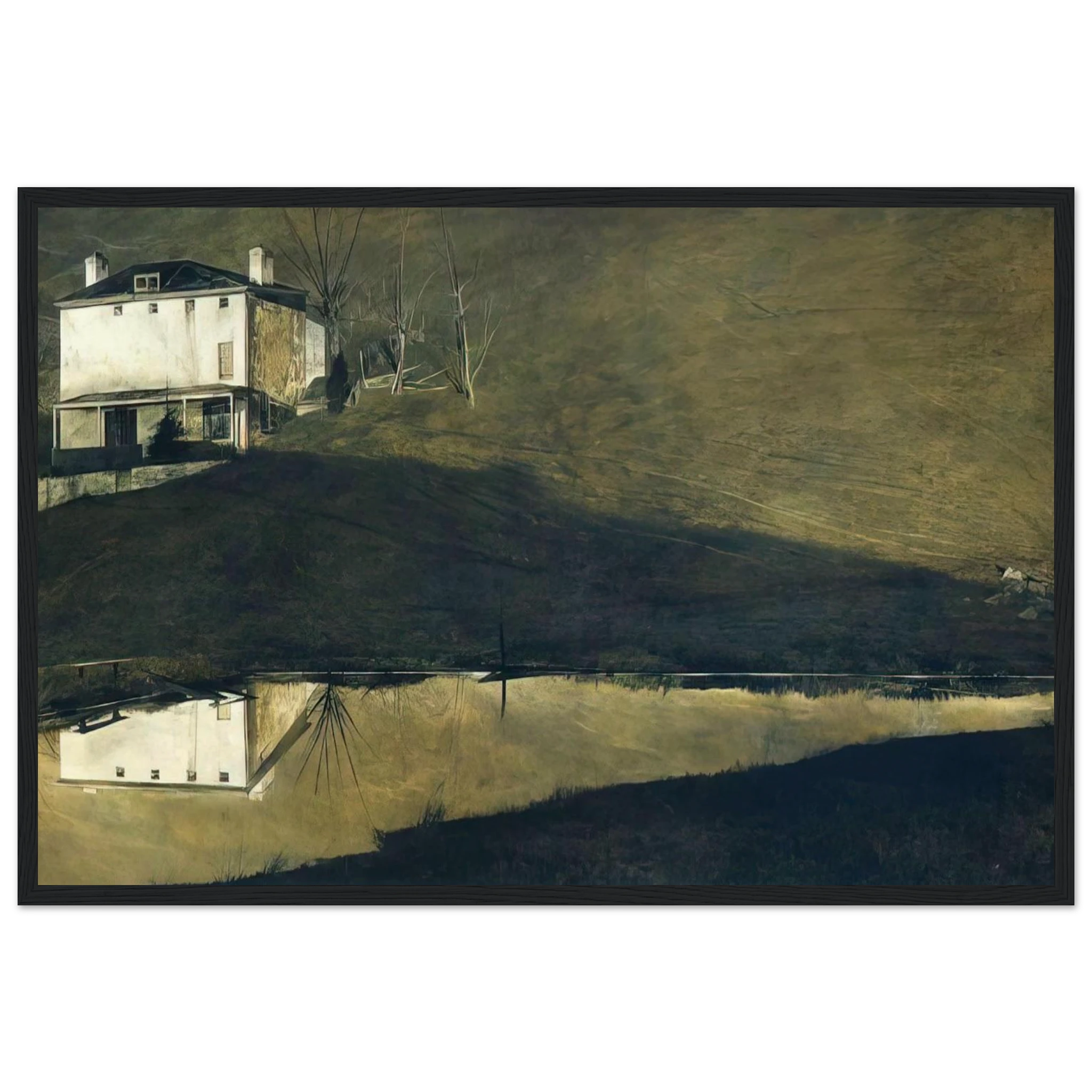 BROWN SWISS Framed Poster | Andrew Wyeth Framed Prints Wall Art | Andrew Wyeth Prints