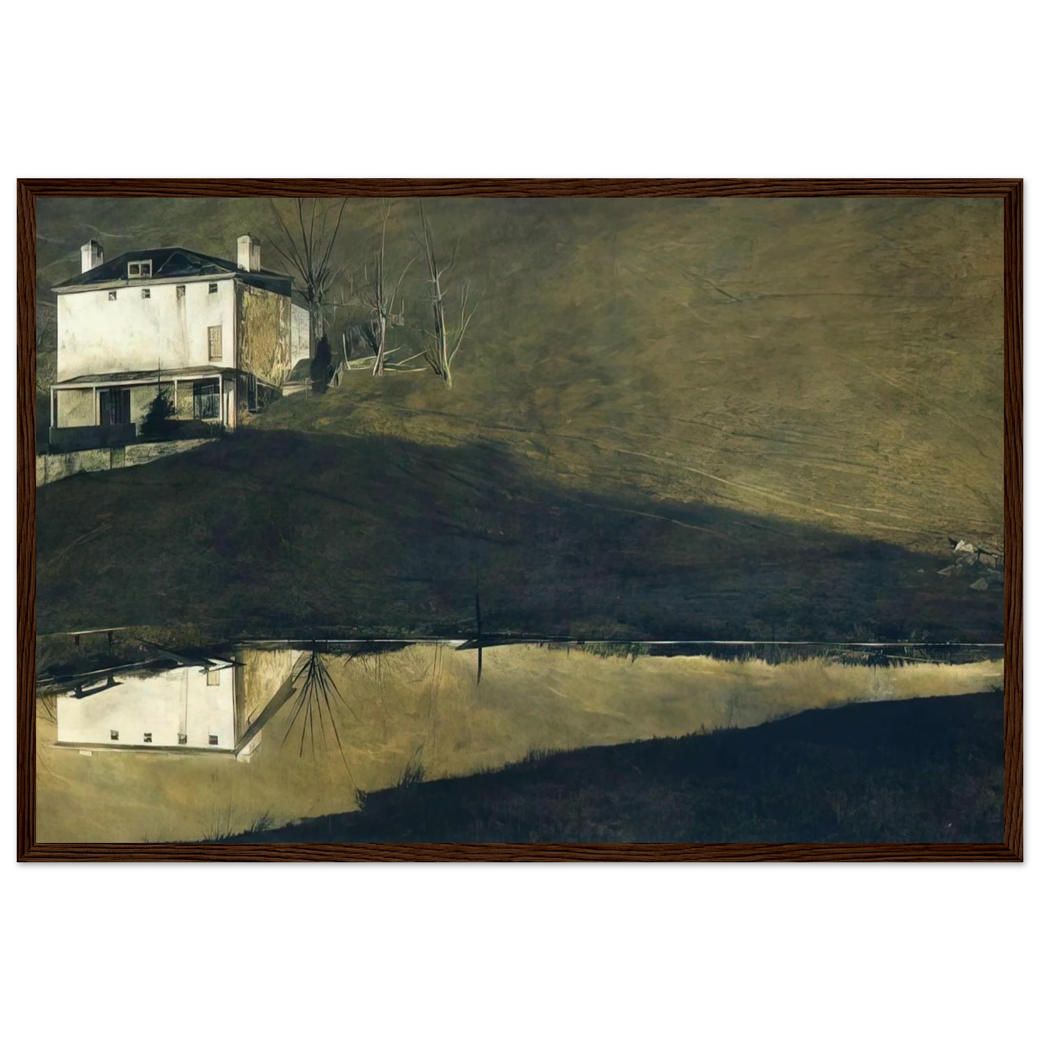 BROWN SWISS Framed Poster | Andrew Wyeth Framed Prints Wall Art | Andrew Wyeth Prints