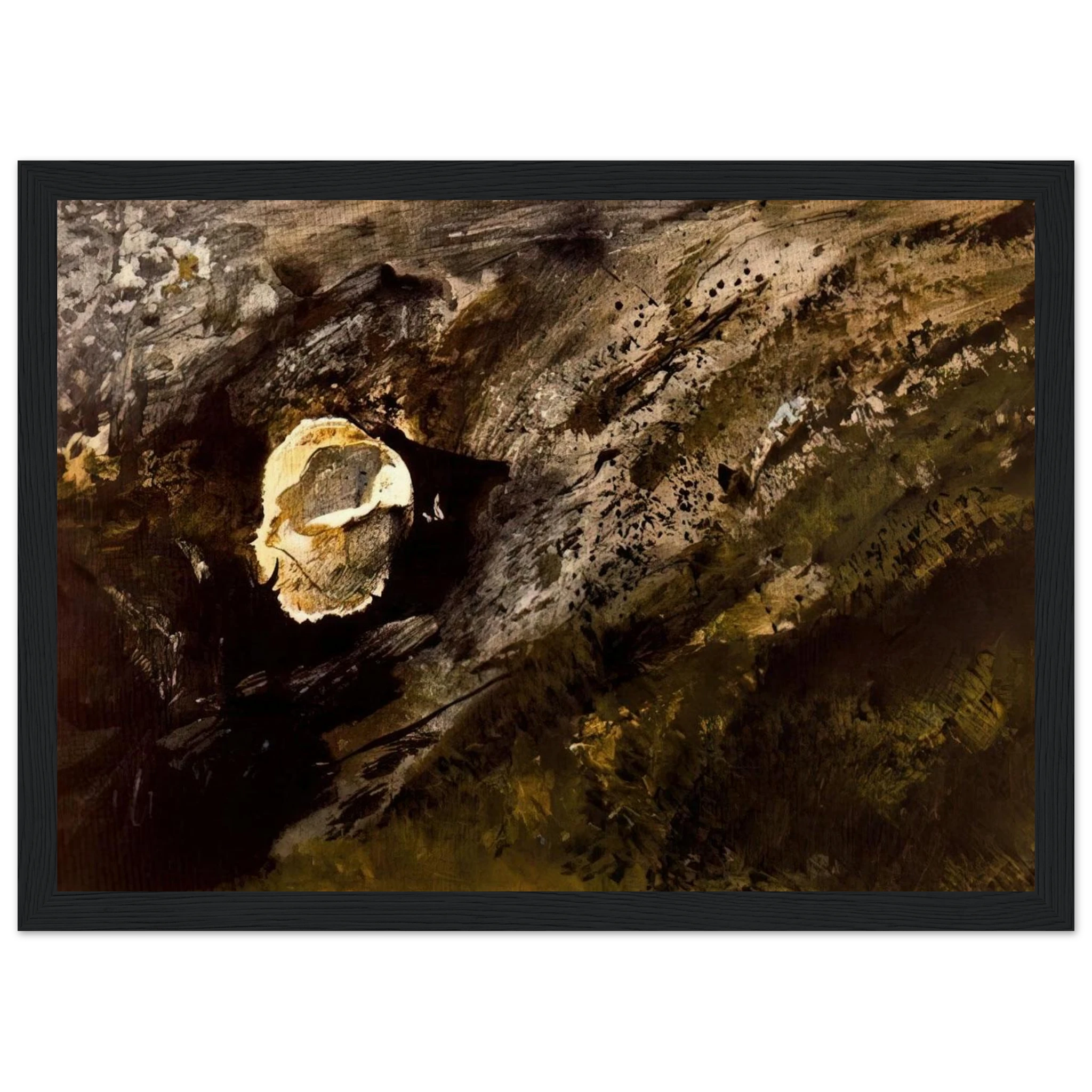 INLAND SHELL Framed Poster | Andrew Wyeth Framed Prints Wall Art | Andrew Wyeth Prints