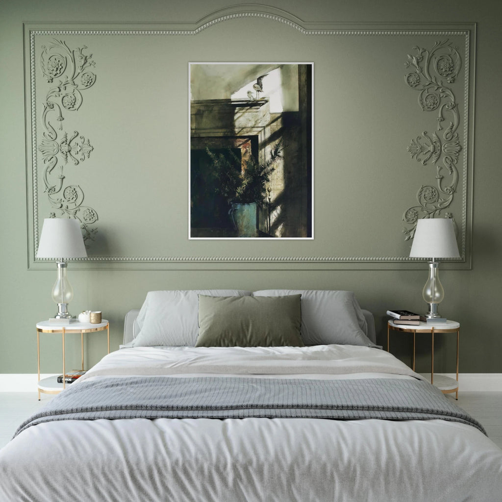 BIRD IN THE HOUSE Framed Poster | Andrew Wyeth Framed Prints Wall Art | Andrew Wyeth Prints