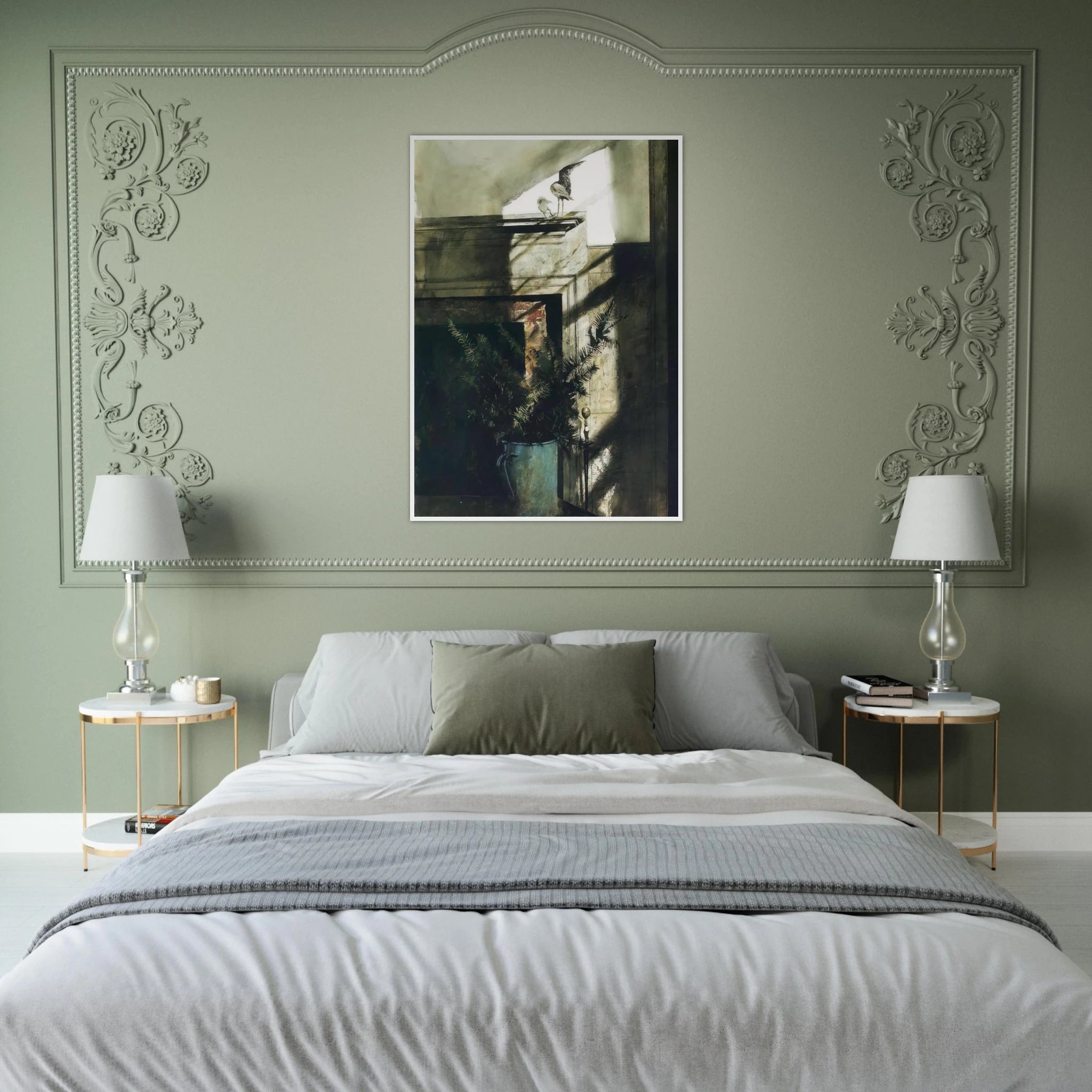 BIRD IN THE HOUSE Framed Poster | Andrew Wyeth Framed Prints Wall Art | Andrew Wyeth Prints