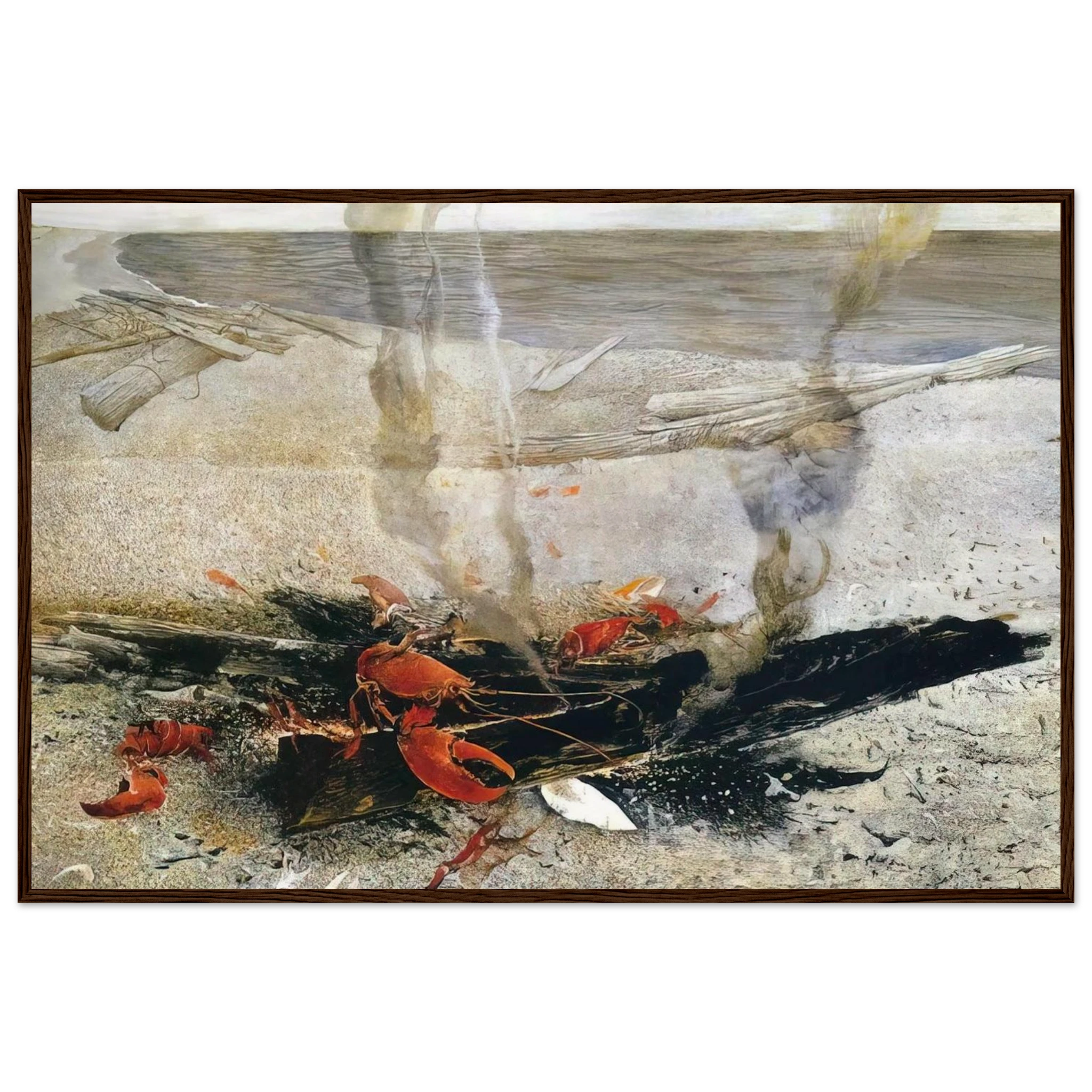 EMBERS 2000 Framed Poster | Andrew Wyeth Framed Prints Wall Art | Andrew Wyeth Prints