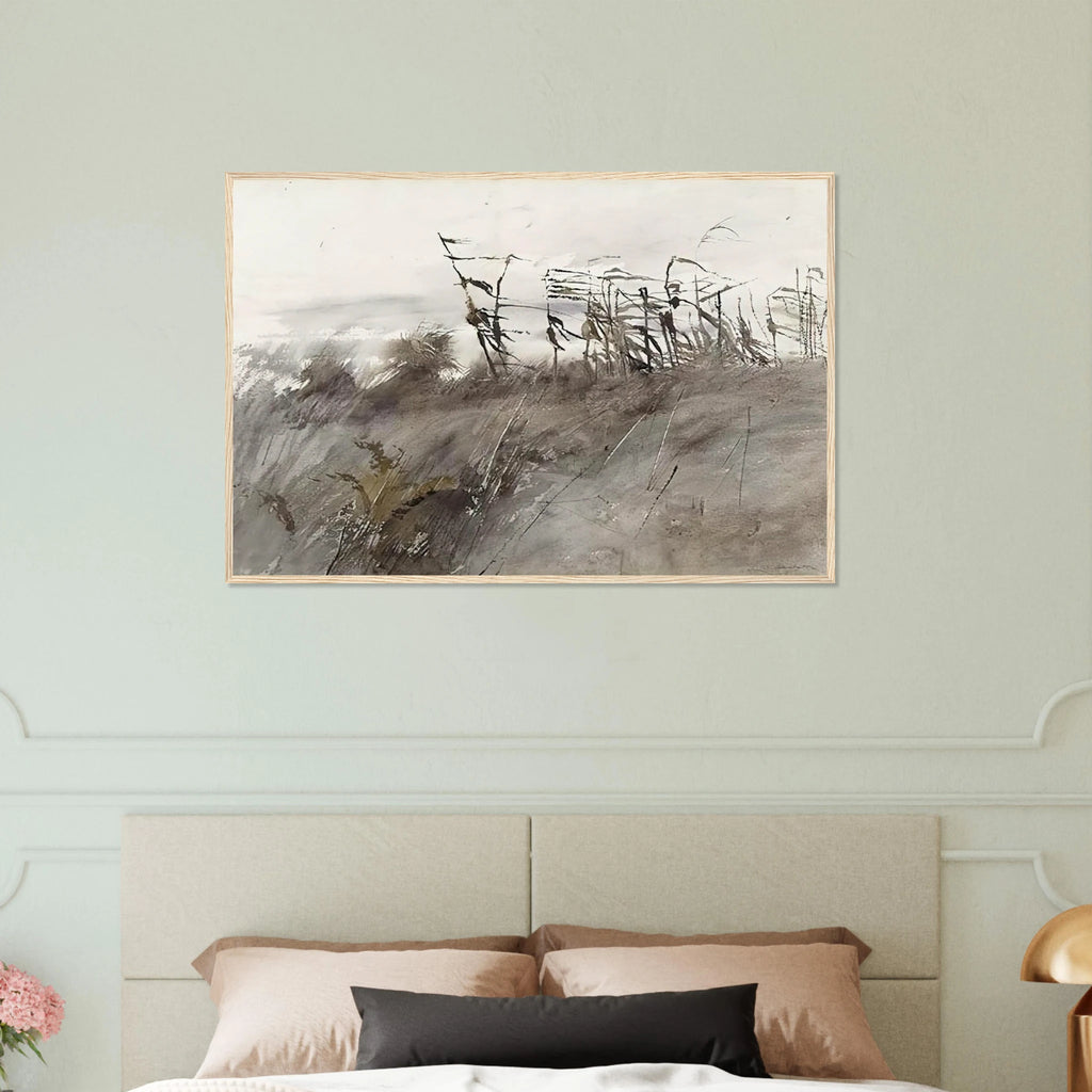 NOVEMBER FIRST 1950 Framed Poster | Andrew Wyeth Framed Prints Wall Art | Andrew Wyeth Prints