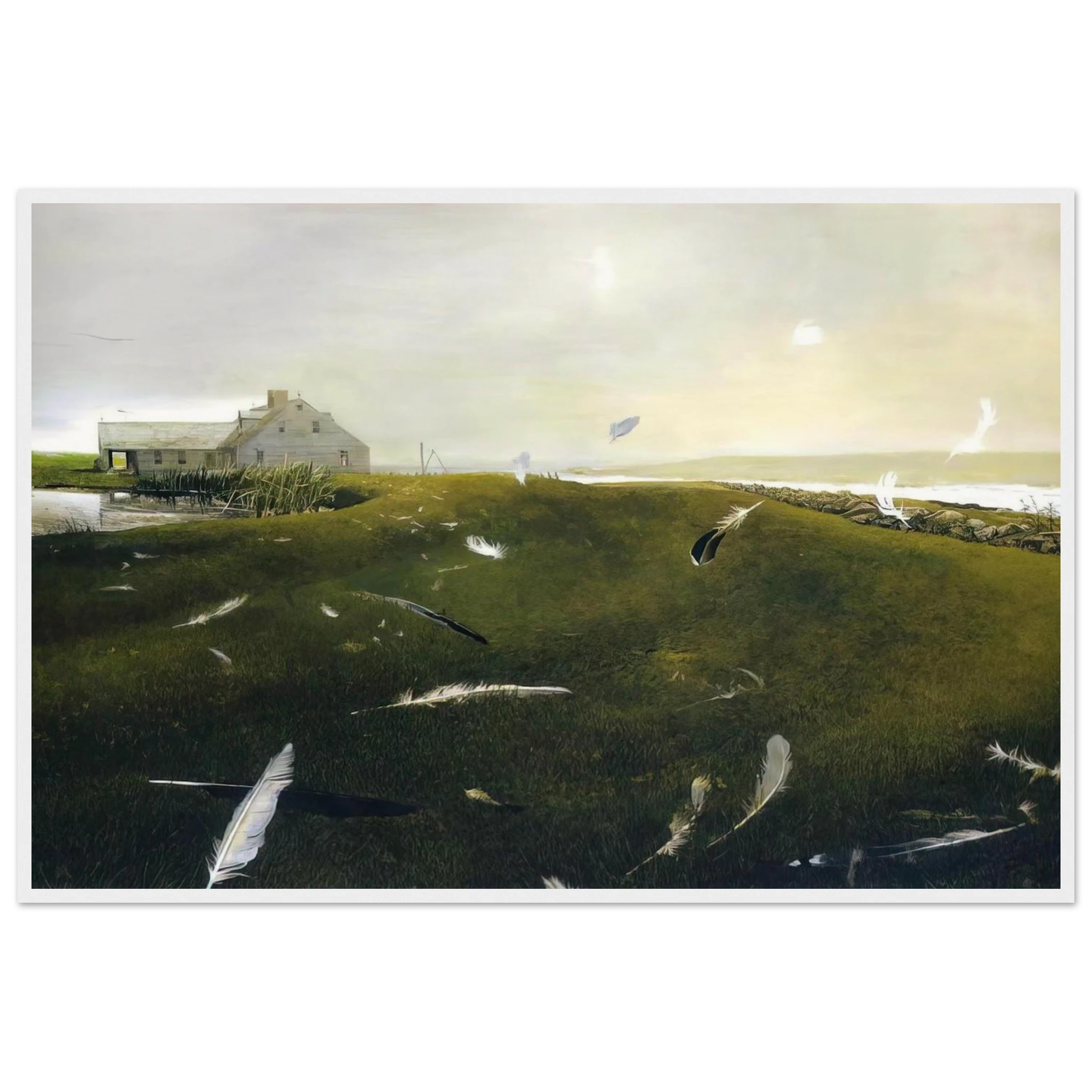 AIRBORNE Framed Poster | Andrew Wyeth Framed Prints Wall Art | Andrew Wyeth Prints