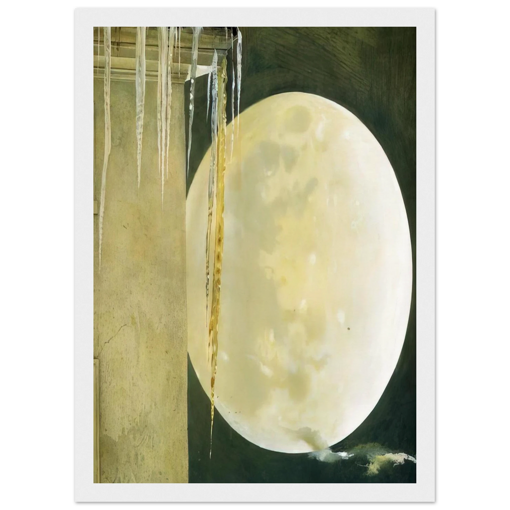 MOON MADNESS Framed Poster | Andrew Wyeth Framed Prints Wall Art | Andrew Wyeth Prints