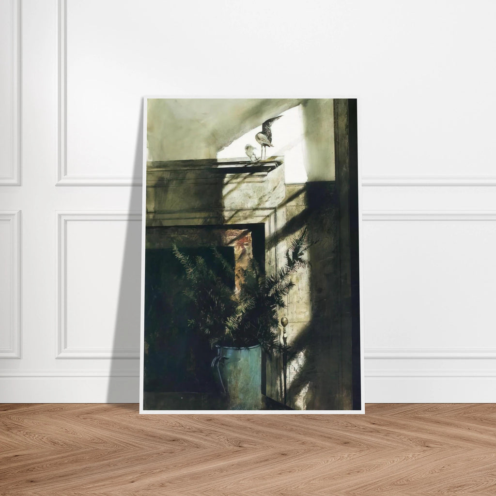 BIRD IN THE HOUSE Framed Poster | Andrew Wyeth Framed Prints Wall Art | Andrew Wyeth Prints