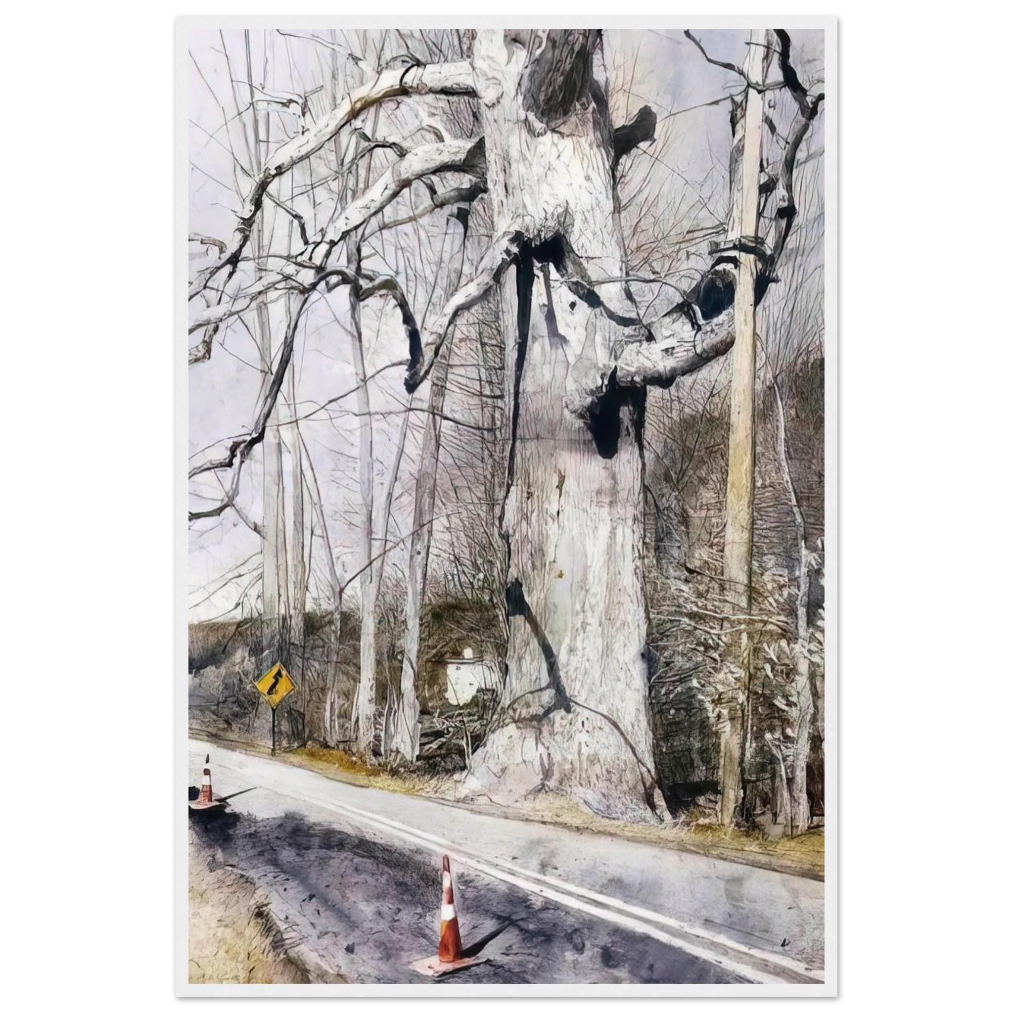 WALKING STICK Framed Poster | Andrew Wyeth Framed Prints Wall Art | Andrew Wyeth Prints